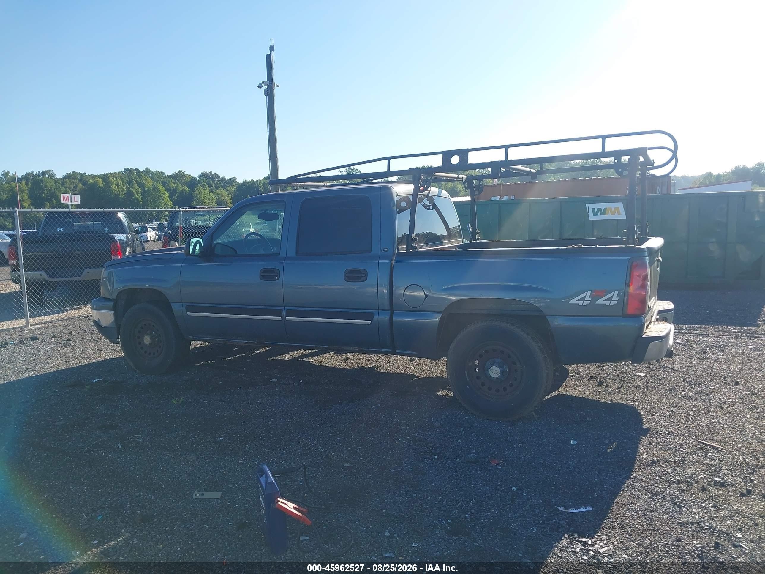 2006 Chevrolet Silverado 1500 Lt2 Blue vin: 2GCEK13Z561335994