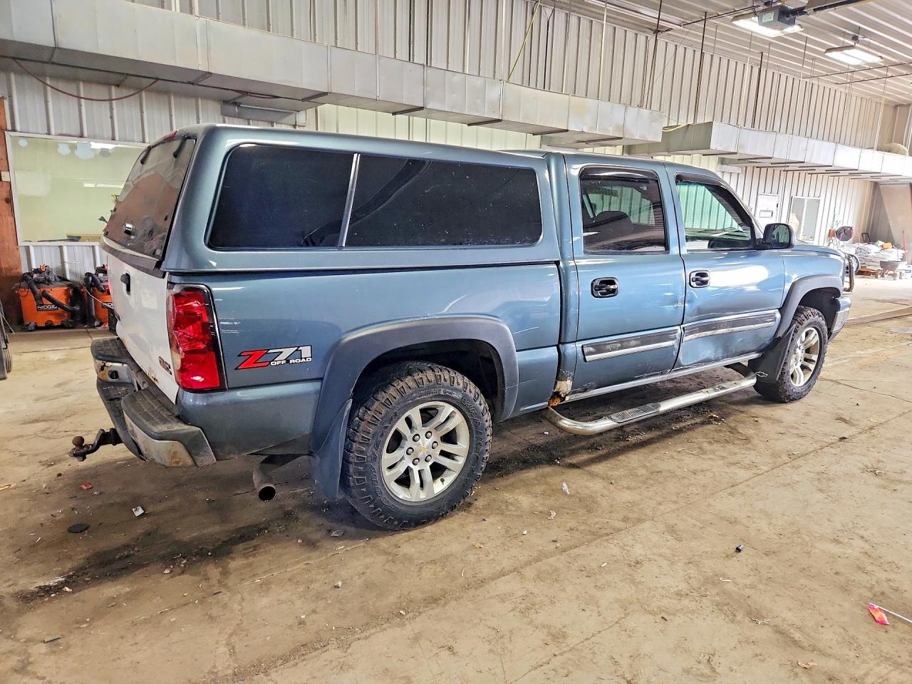 2007 Chevrolet Silverado K1500 Classic Crew Cab Синий vin: 2GCEK13Z671125955