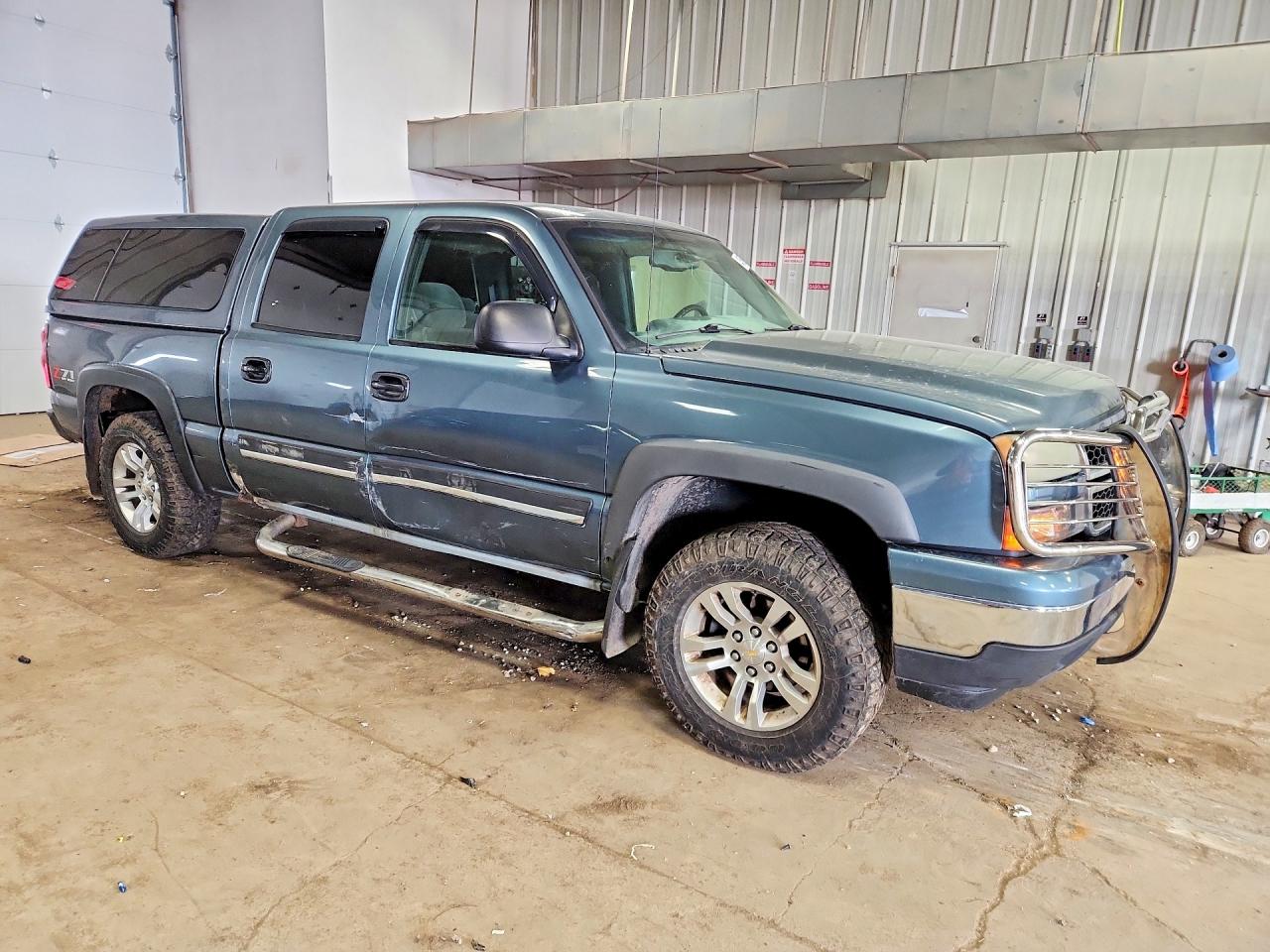 2007 Chevrolet Silverado K1500 Classic Crew Cab Синий vin: 2GCEK13Z671125955
