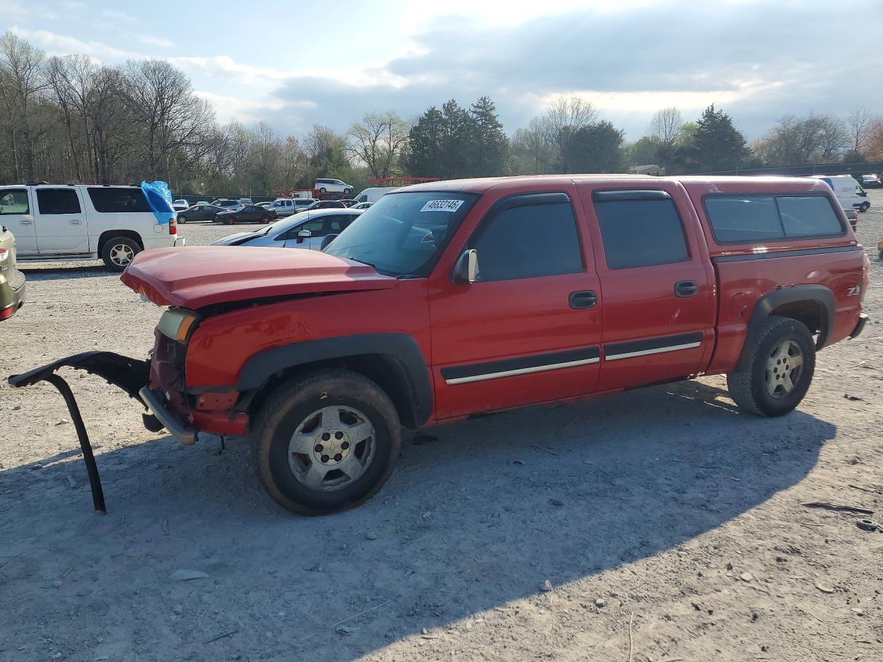 2006 Chevrolet 1500 Silve Red vin: 2GCEK13Z761294218
