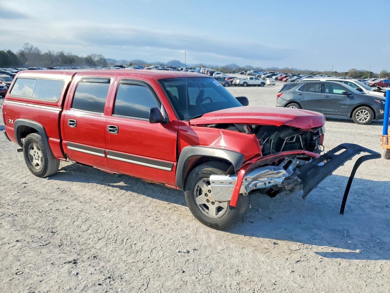 2006 Chevrolet 1500 Silve Red vin: 2GCEK13Z761294218