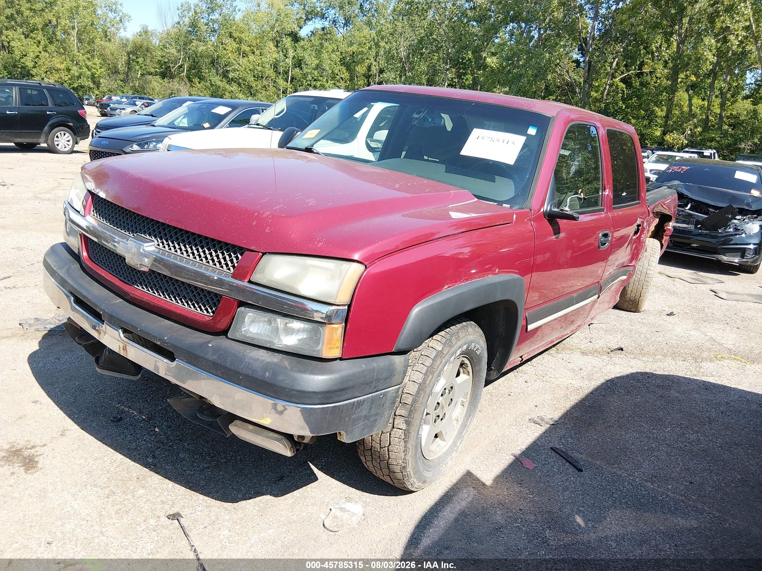 2006 Chevrolet Silverado 1500 Lt1 Red vin: 2GCEK13Z761303340