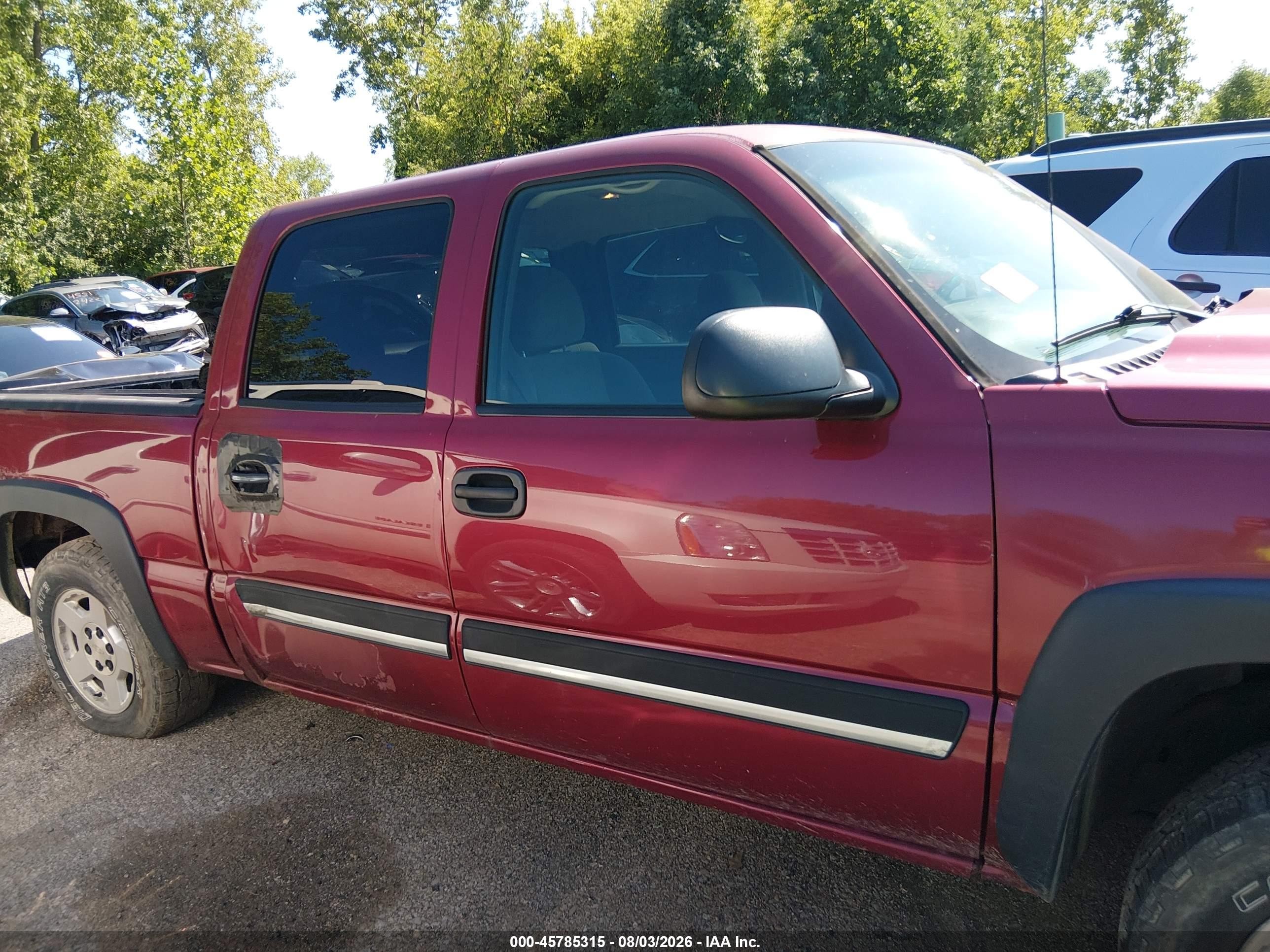 2006 Chevrolet Silverado 1500 Lt1 Red vin: 2GCEK13Z761303340