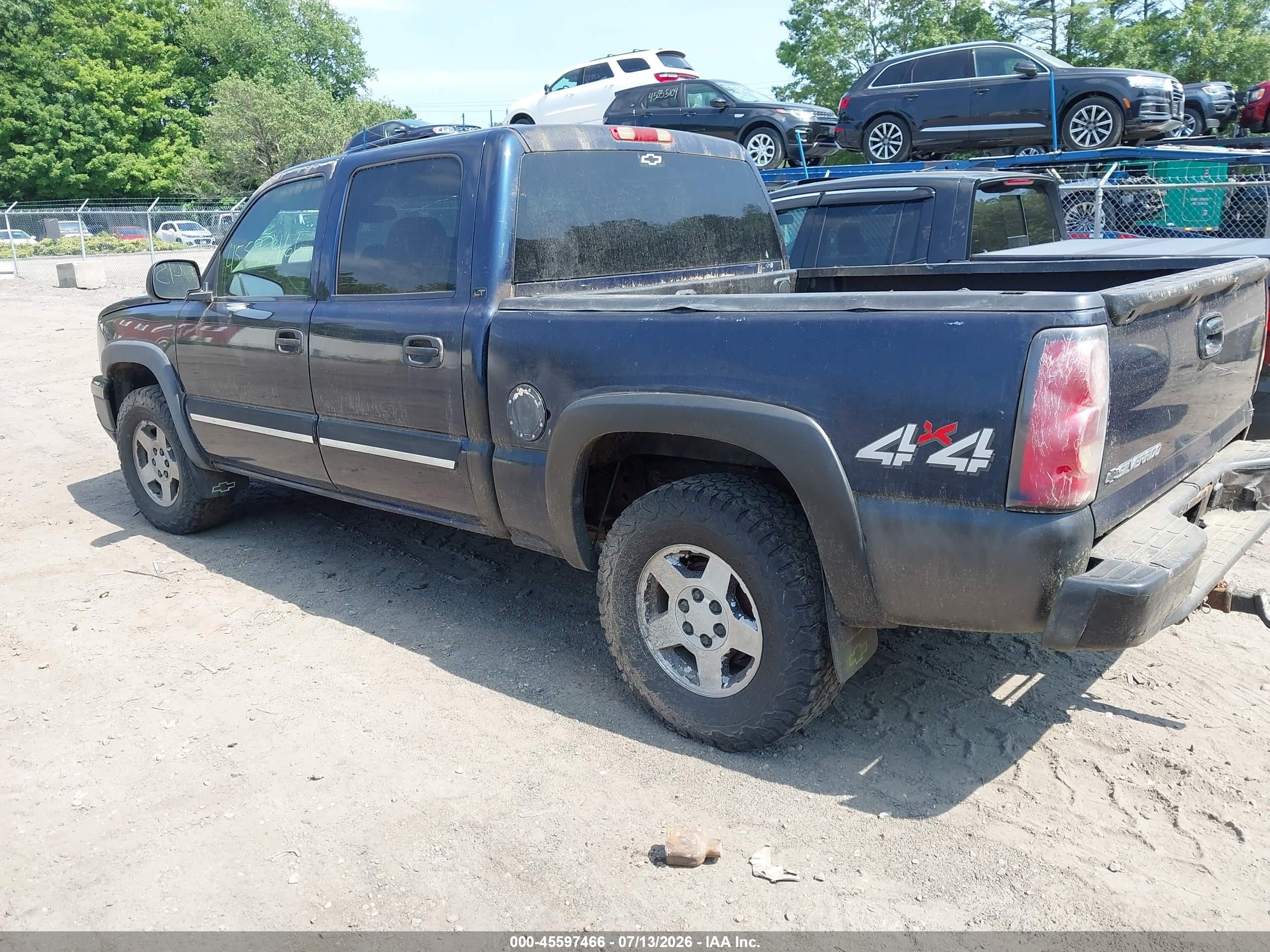 2006 Chevrolet Silverado 1500 Lt1 Blue vin: 2GCEK13Z961336792
