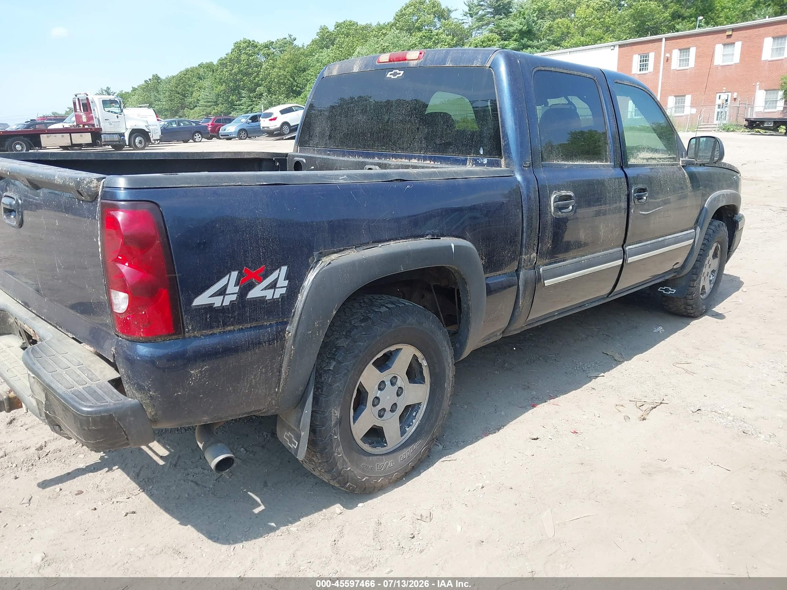 2006 Chevrolet Silverado 1500 Lt1 Blue vin: 2GCEK13Z961336792