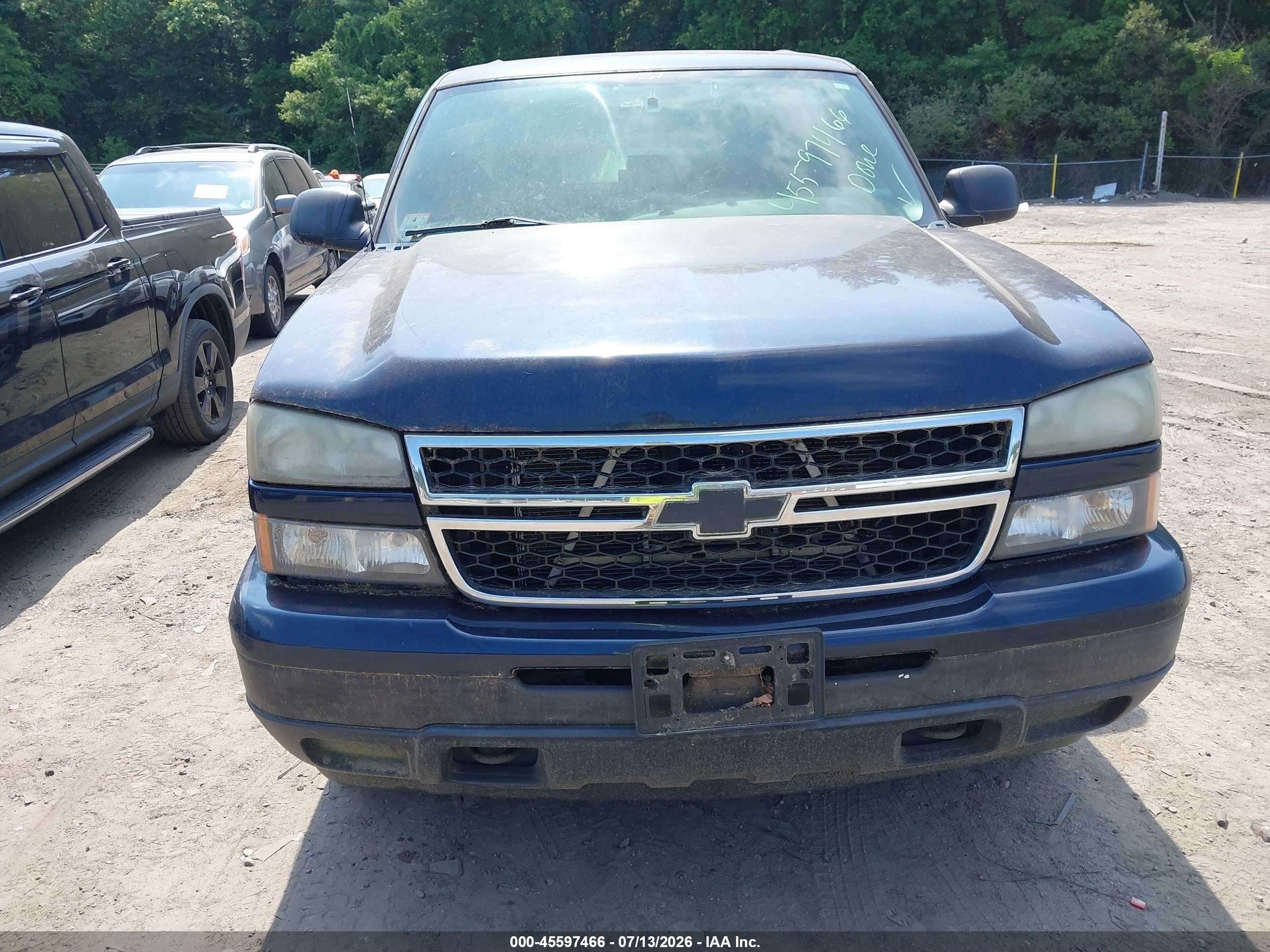 2006 Chevrolet Silverado 1500 Lt1 Blue vin: 2GCEK13Z961336792