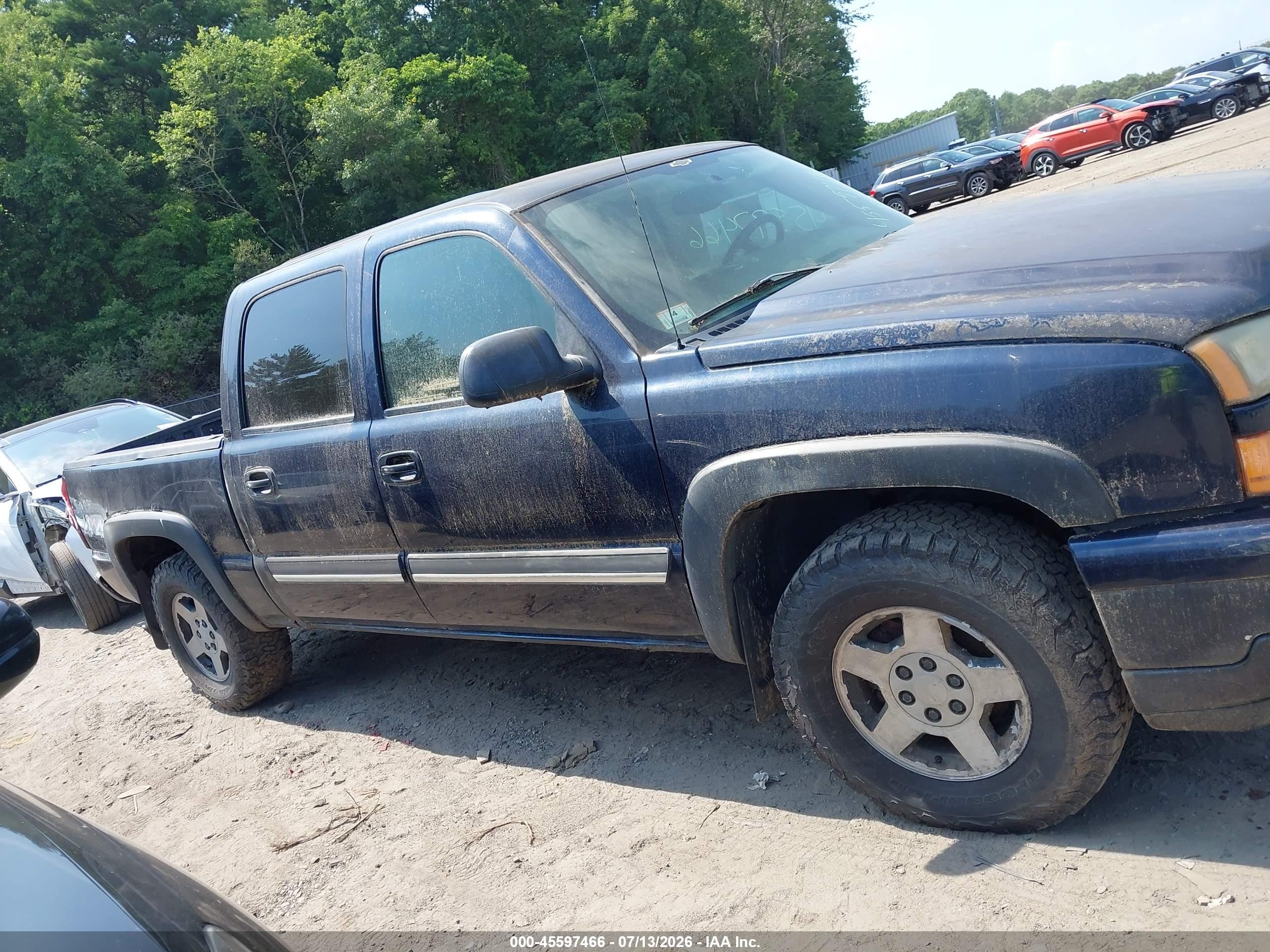 2006 Chevrolet Silverado 1500 Lt1 Blue vin: 2GCEK13Z961336792