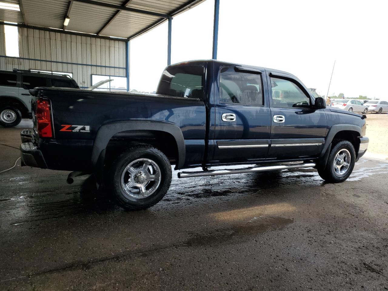2007 Chevrolet Silverado K1500 Classic Crew Cab Blue vin: 2GCEK13Z971155953