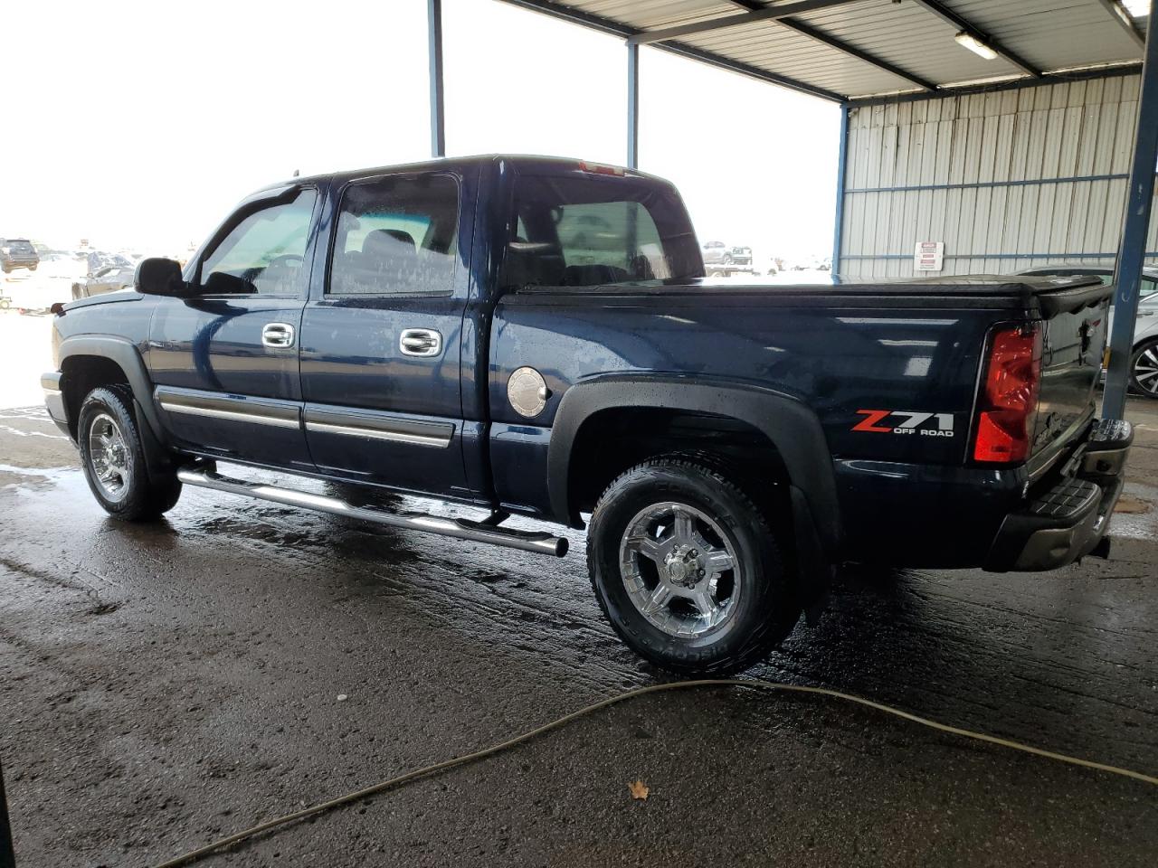 2007 Chevrolet Silverado K1500 Classic Crew Cab Blue vin: 2GCEK13Z971155953