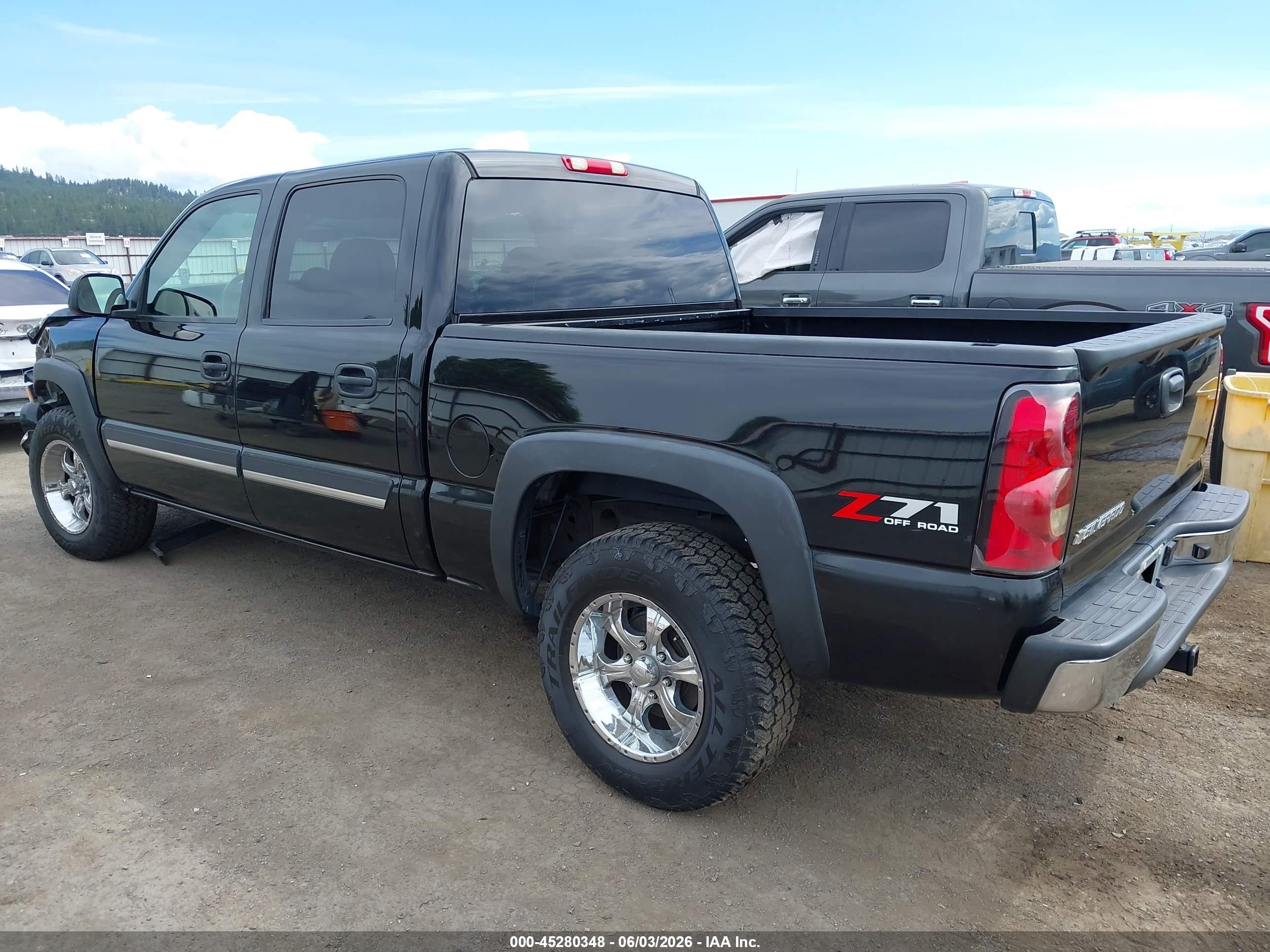 2006 Chevrolet Silverado 1500 Lt1 Black vin: 2GCEK13ZX61353102