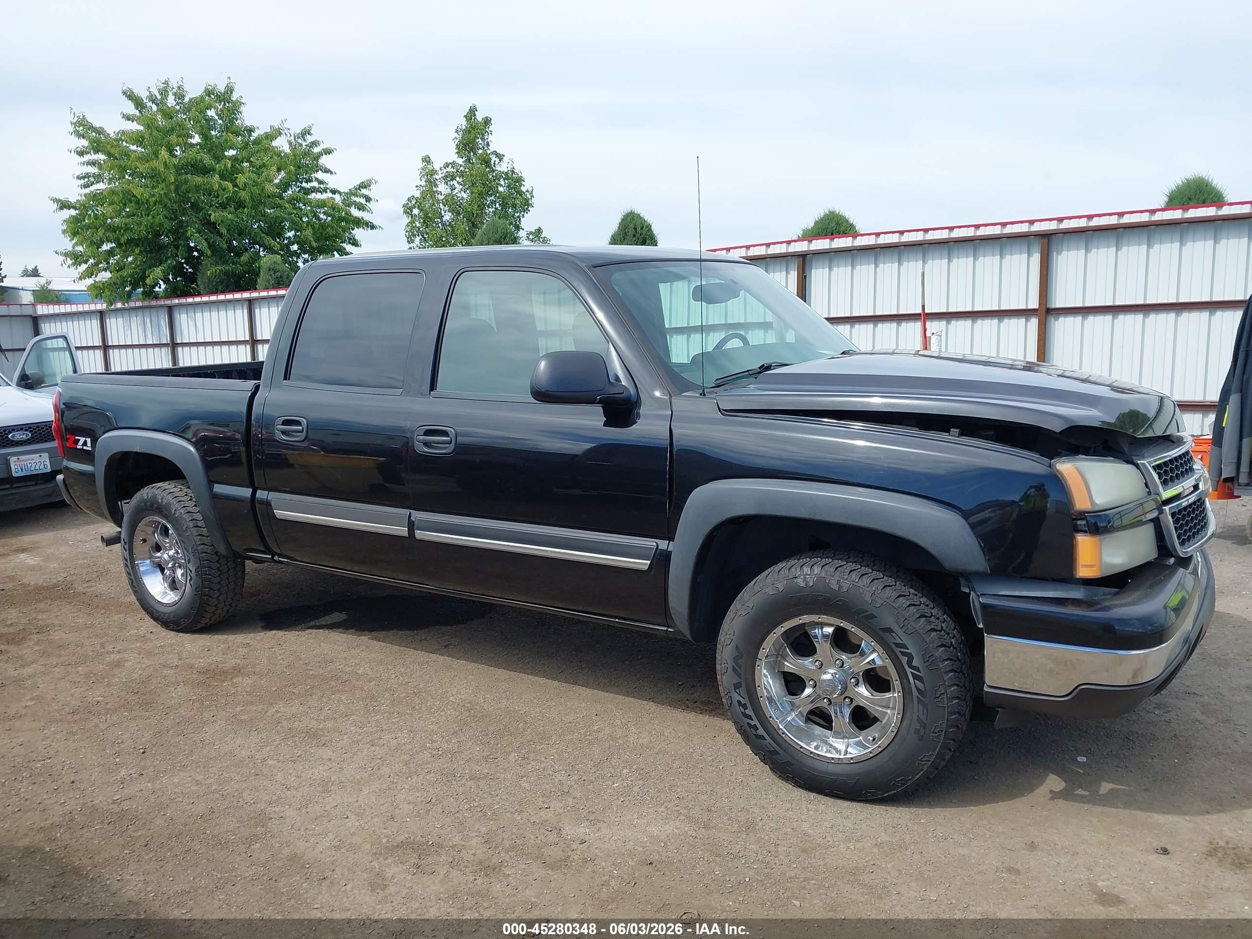 2006 Chevrolet Silverado 1500 Lt1 Black vin: 2GCEK13ZX61353102