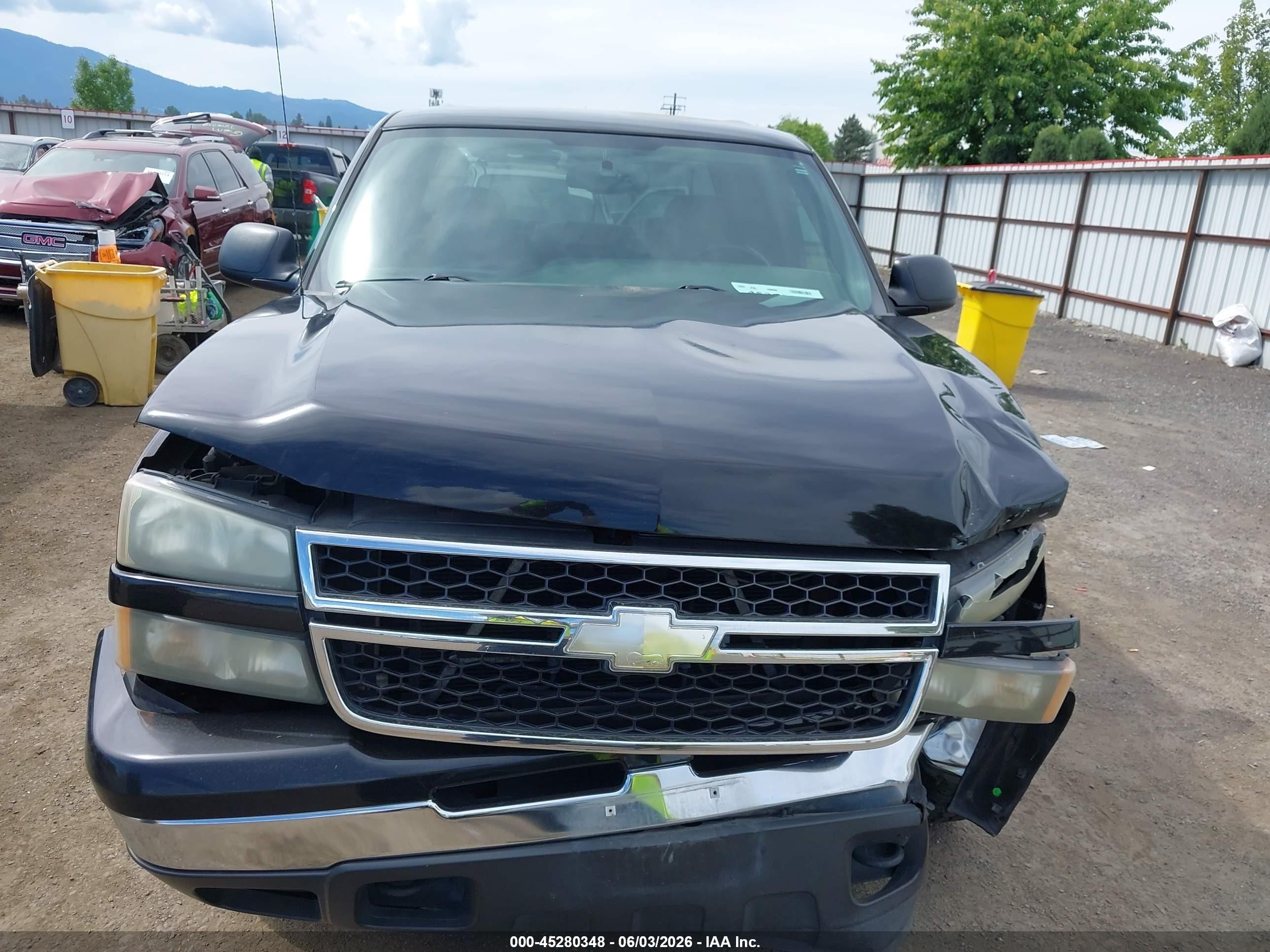 2006 Chevrolet Silverado 1500 Lt1 Black vin: 2GCEK13ZX61353102