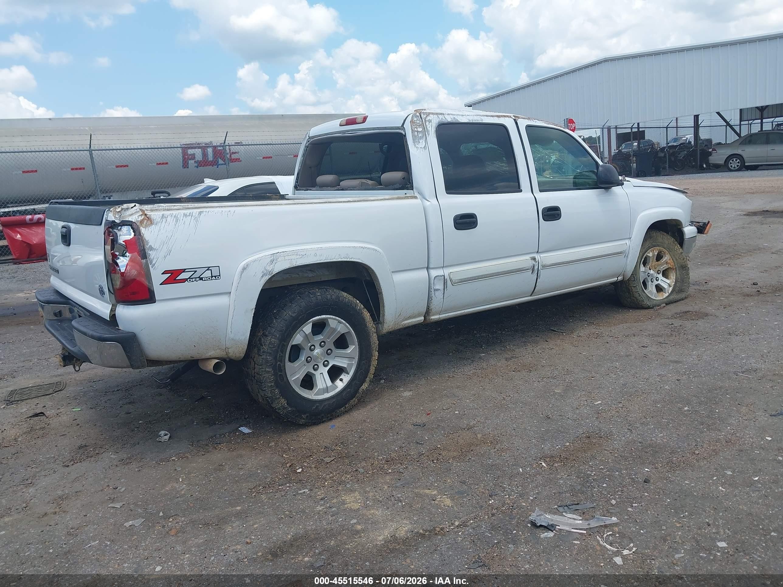 2007 Chevrolet Silverado 1500 Classic Lt3 White vin: 2GCEK13ZX71114456