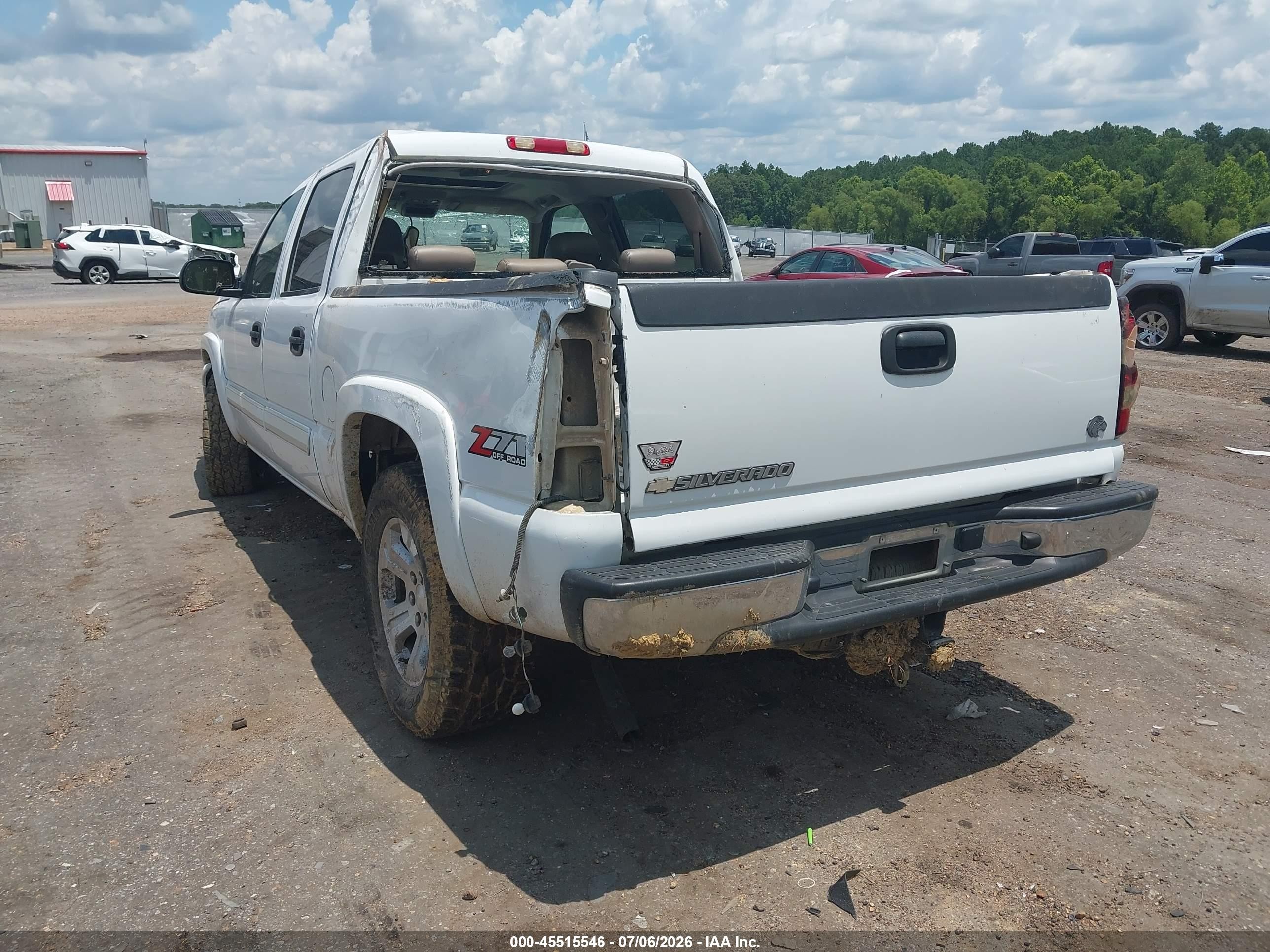 2007 Chevrolet Silverado 1500 Classic Lt3 White vin: 2GCEK13ZX71114456