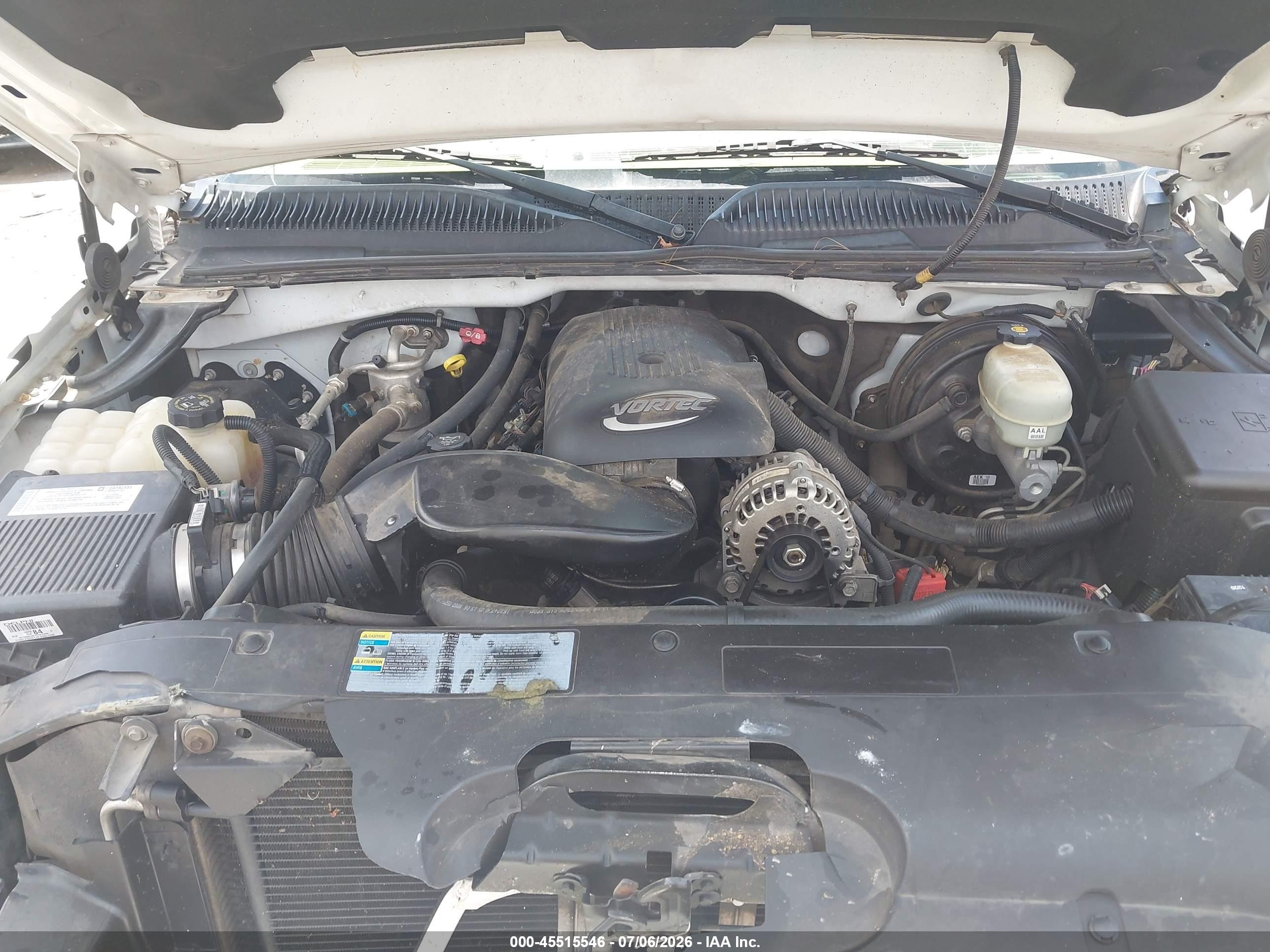 2007 Chevrolet Silverado 1500 Classic Lt3 White vin: 2GCEK13ZX71114456