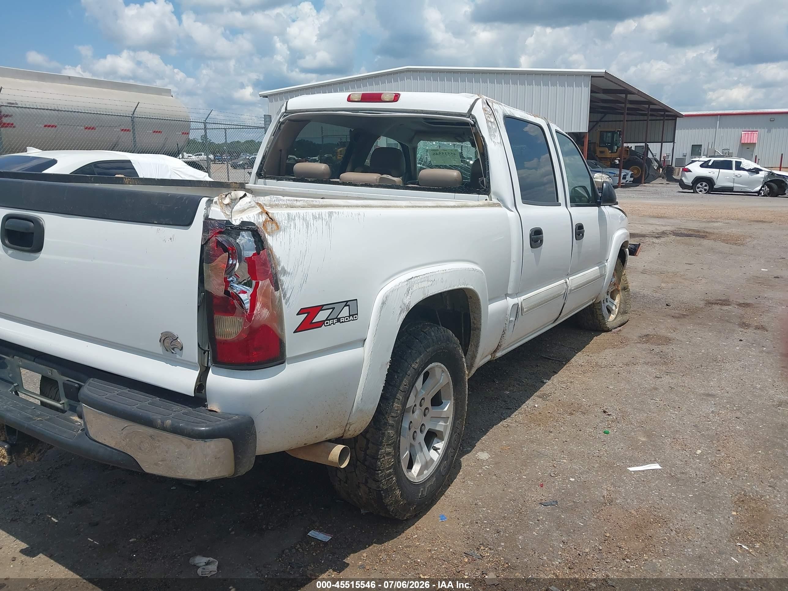 2007 Chevrolet Silverado 1500 Classic Lt3 White vin: 2GCEK13ZX71114456