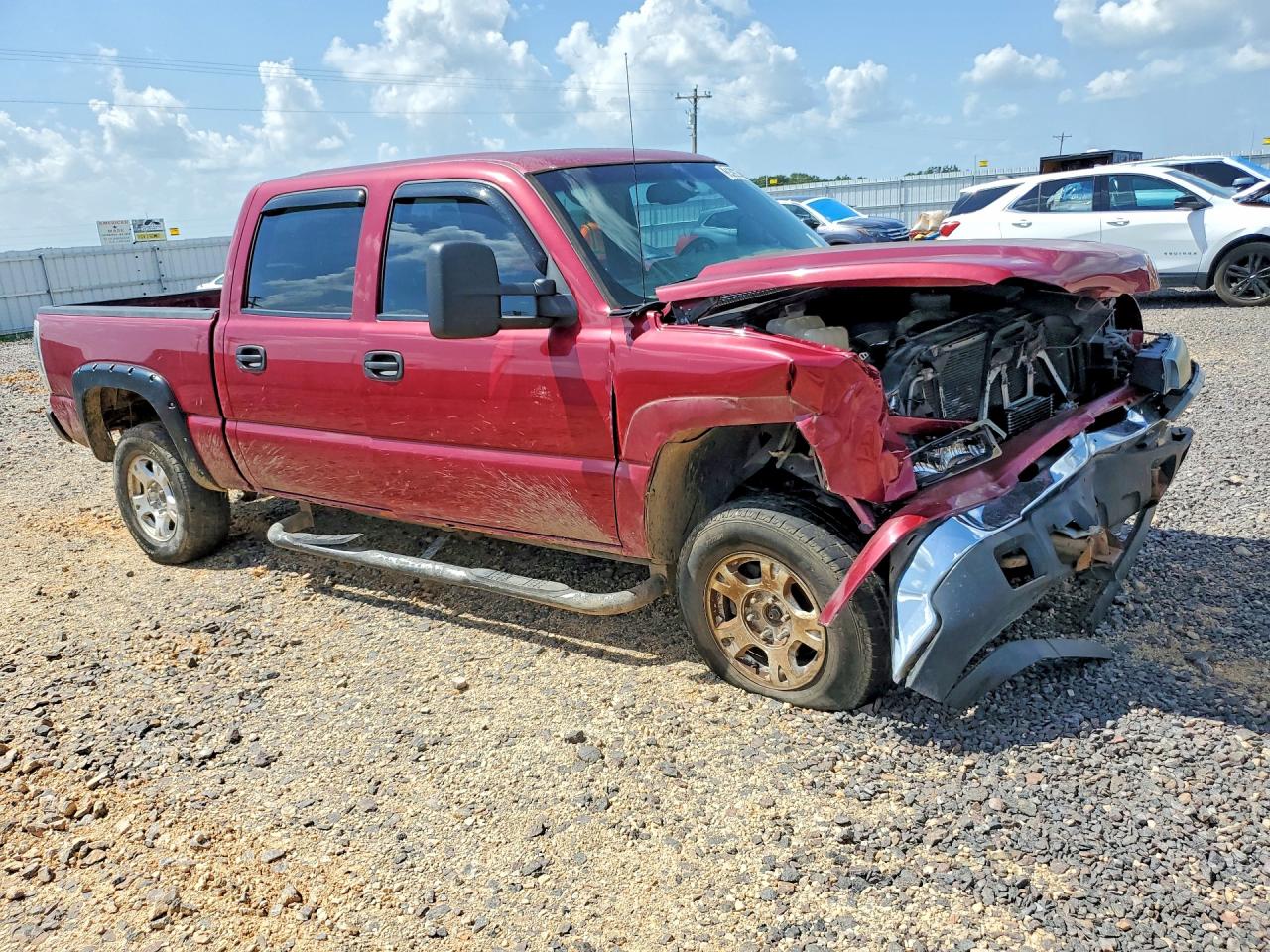 2007 Chevrolet Silverado K1500 Classic Crew Cab Maroon vin: 2GCEK13ZX71152026