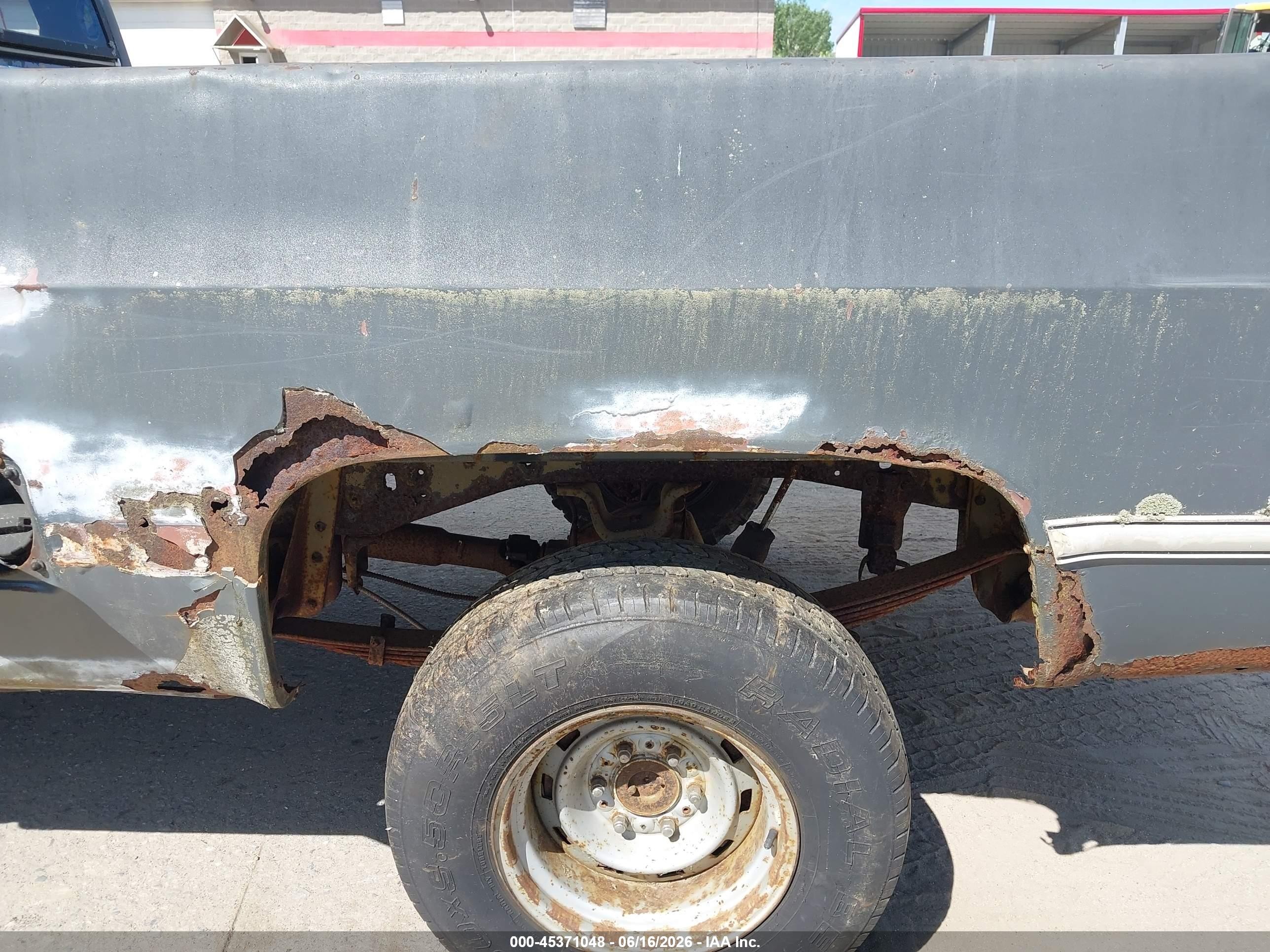 1986 Chevrolet K10   Gray vin: 2GCEK14H6G1216567