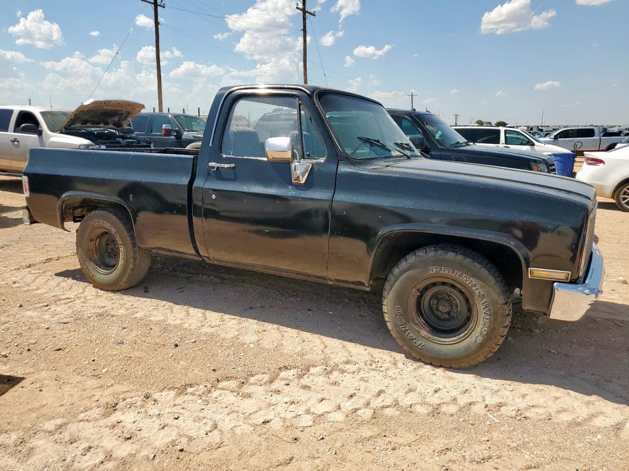 1983 Chevrolet K10 Black vin: 2GCEK14HXD1112577