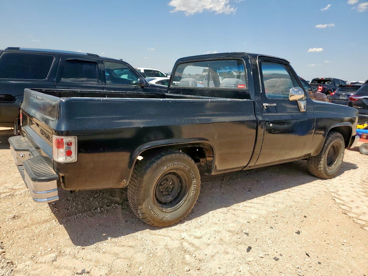 1983 Chevrolet K10 Black vin: 2GCEK14HXD1112577