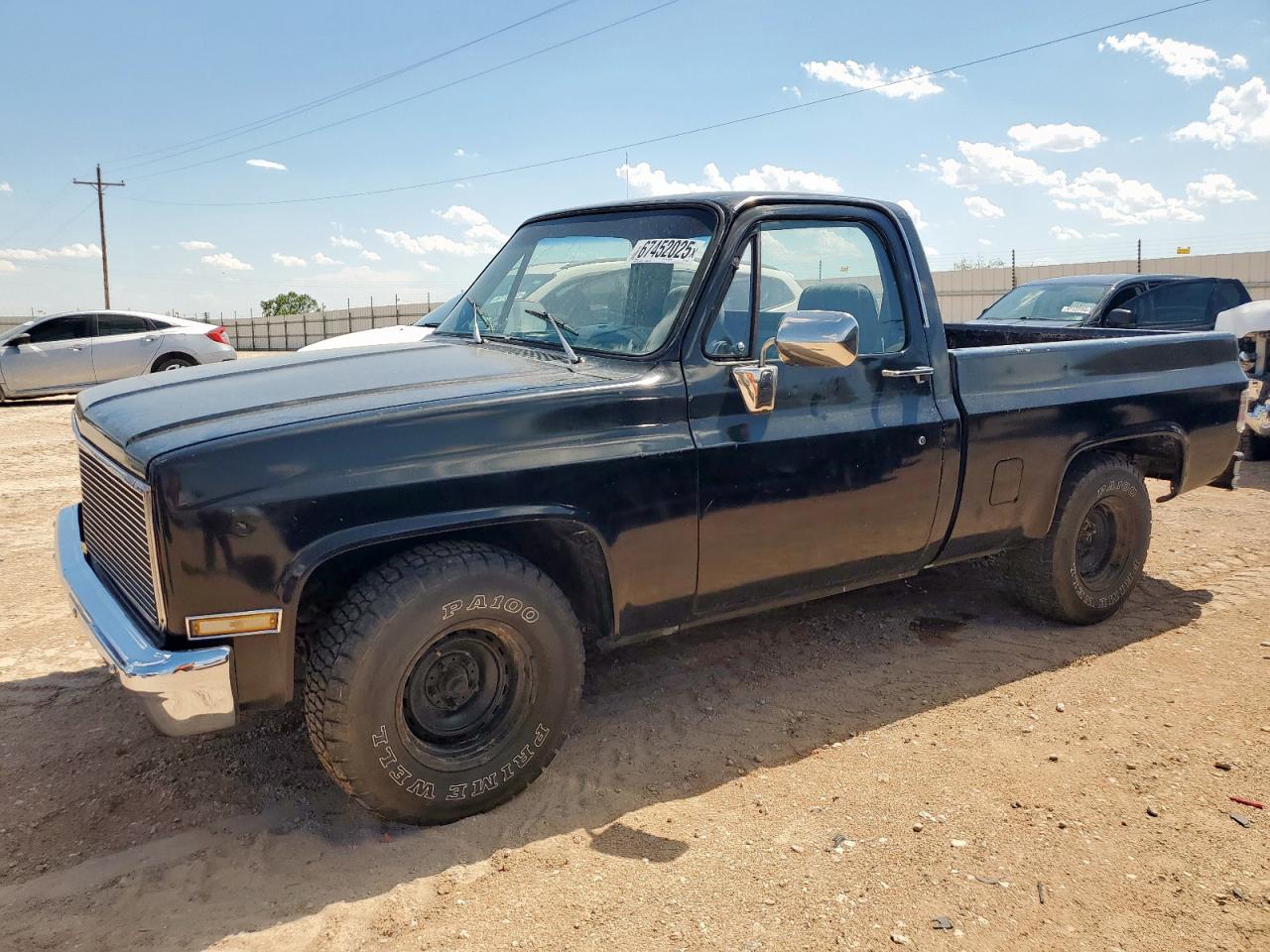 1983 Chevrolet K10 Black vin: 2GCEK14HXD1112577