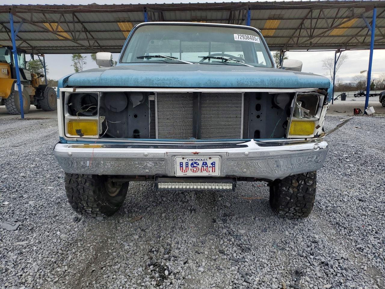 1983 Chevrolet K10 Blue vin: 2GCEK14HXD1137303