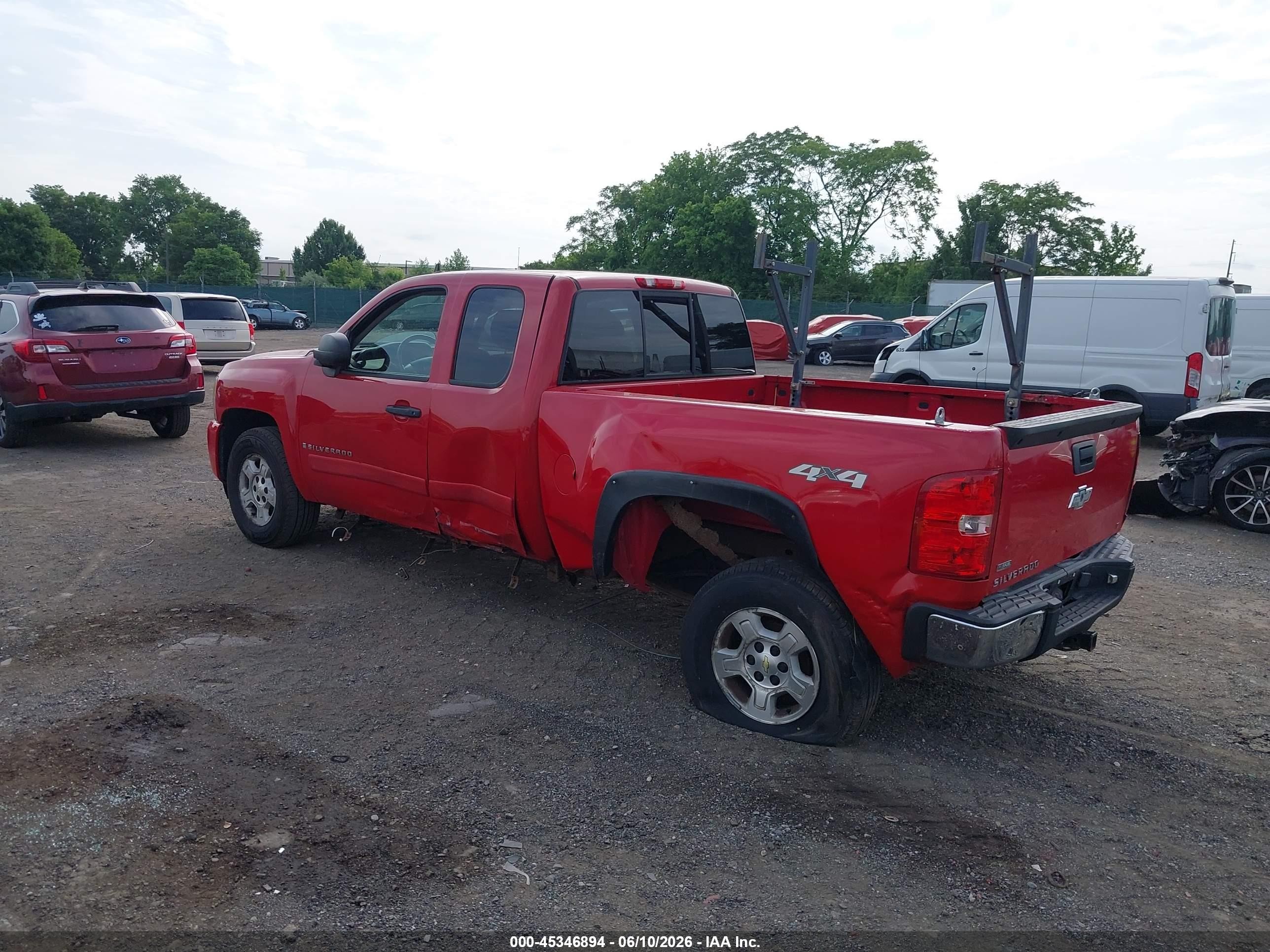 2008 Chevrolet Silverado 1500 Lt1 Red vin: 2GCEK190081134189