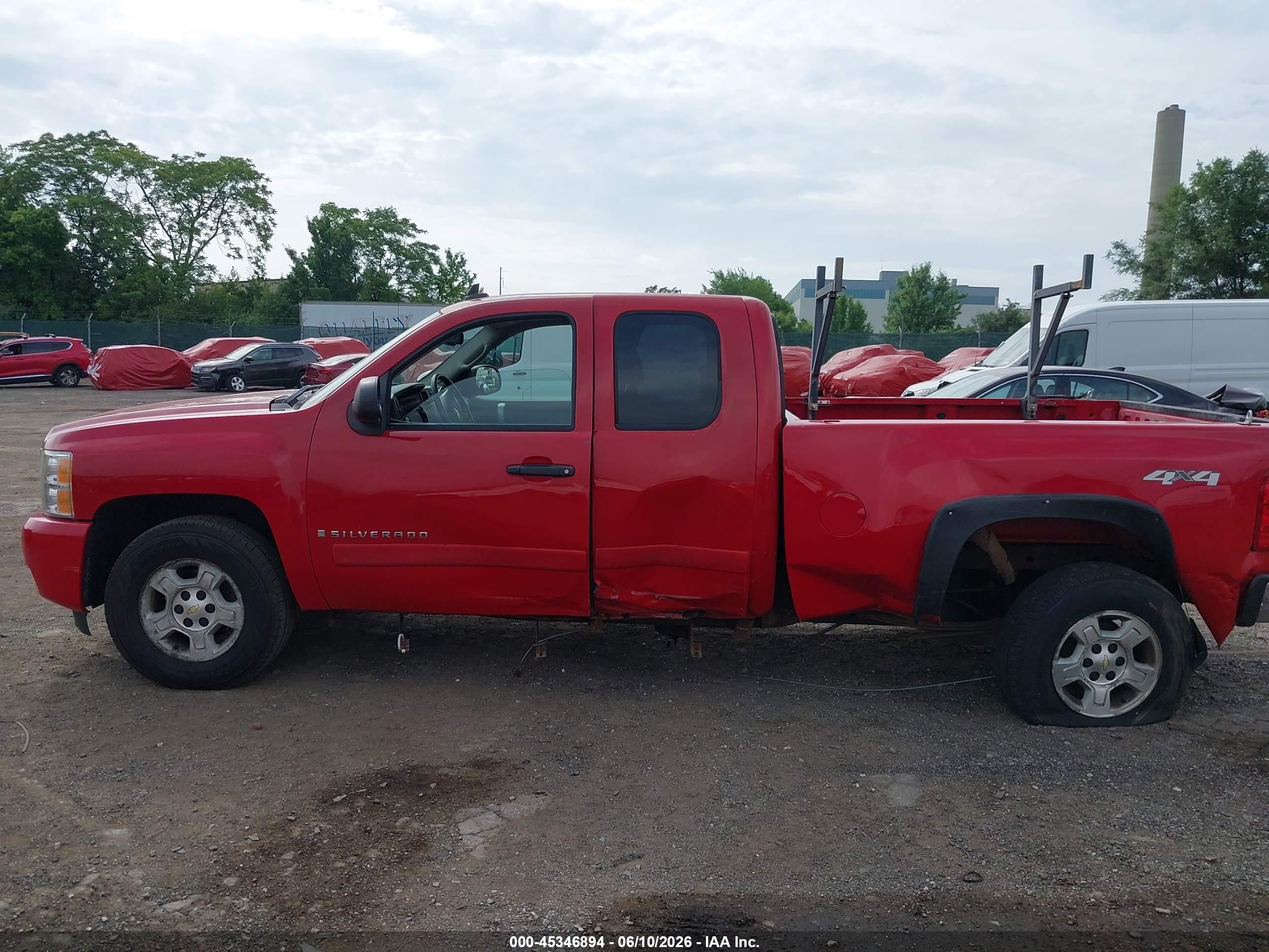 2008 Chevrolet Silverado 1500 Lt1 Red vin: 2GCEK190081134189