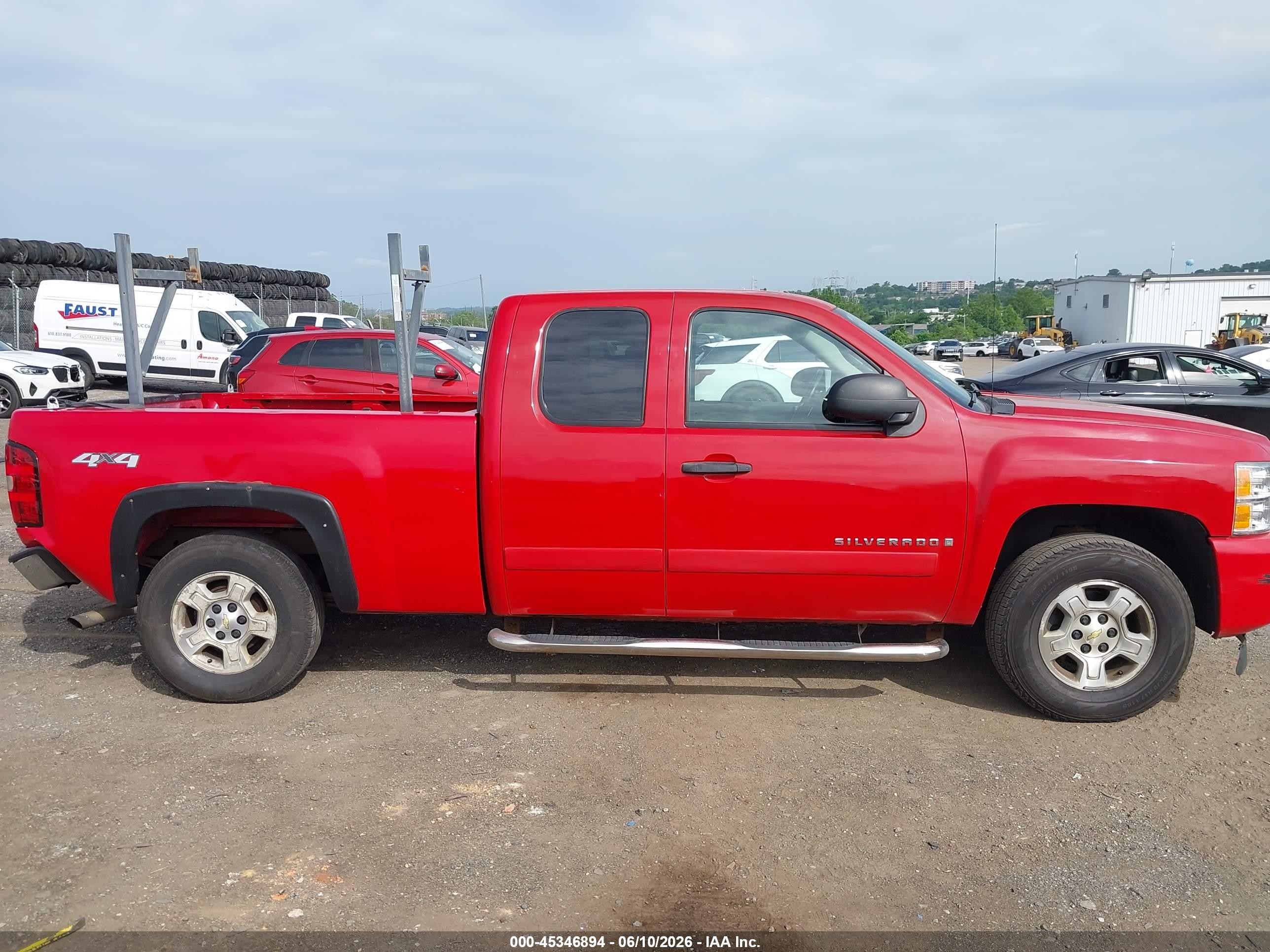 2008 Chevrolet Silverado 1500 Lt1 Red vin: 2GCEK190081134189