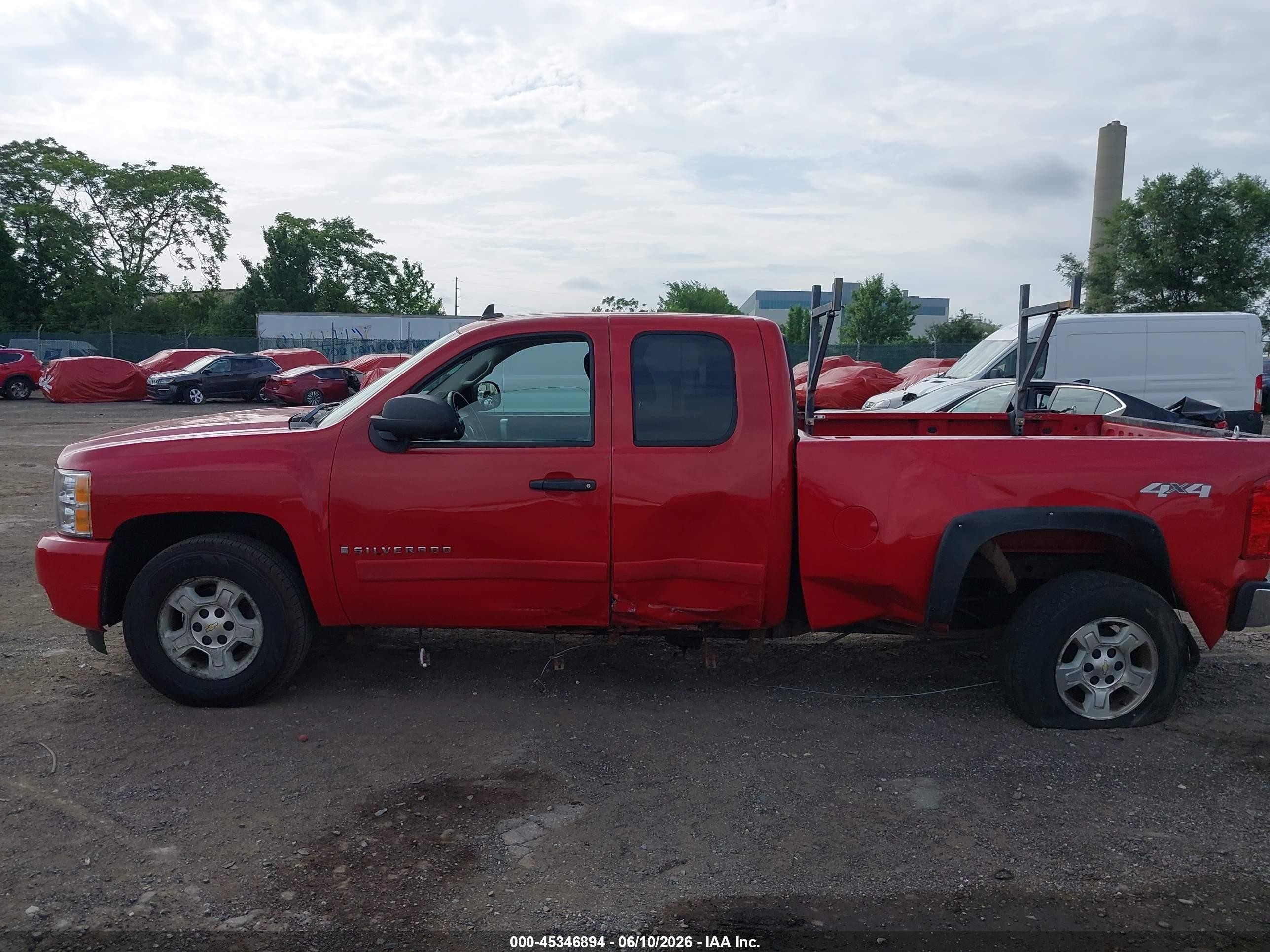 2008 Chevrolet Silverado 1500 Lt1 Red vin: 2GCEK190081134189
