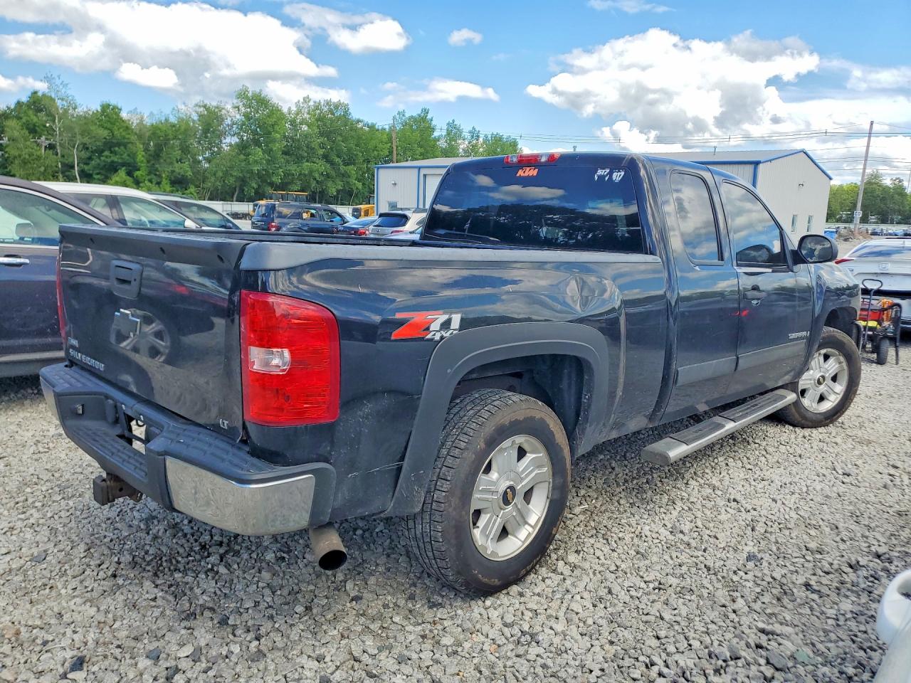 2008 Chevrolet Silverado K1500 Black vin: 2GCEK190081303854