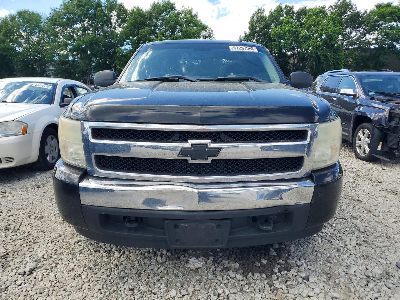 2008 Chevrolet Silverado K1500 Black vin: 2GCEK190081303854