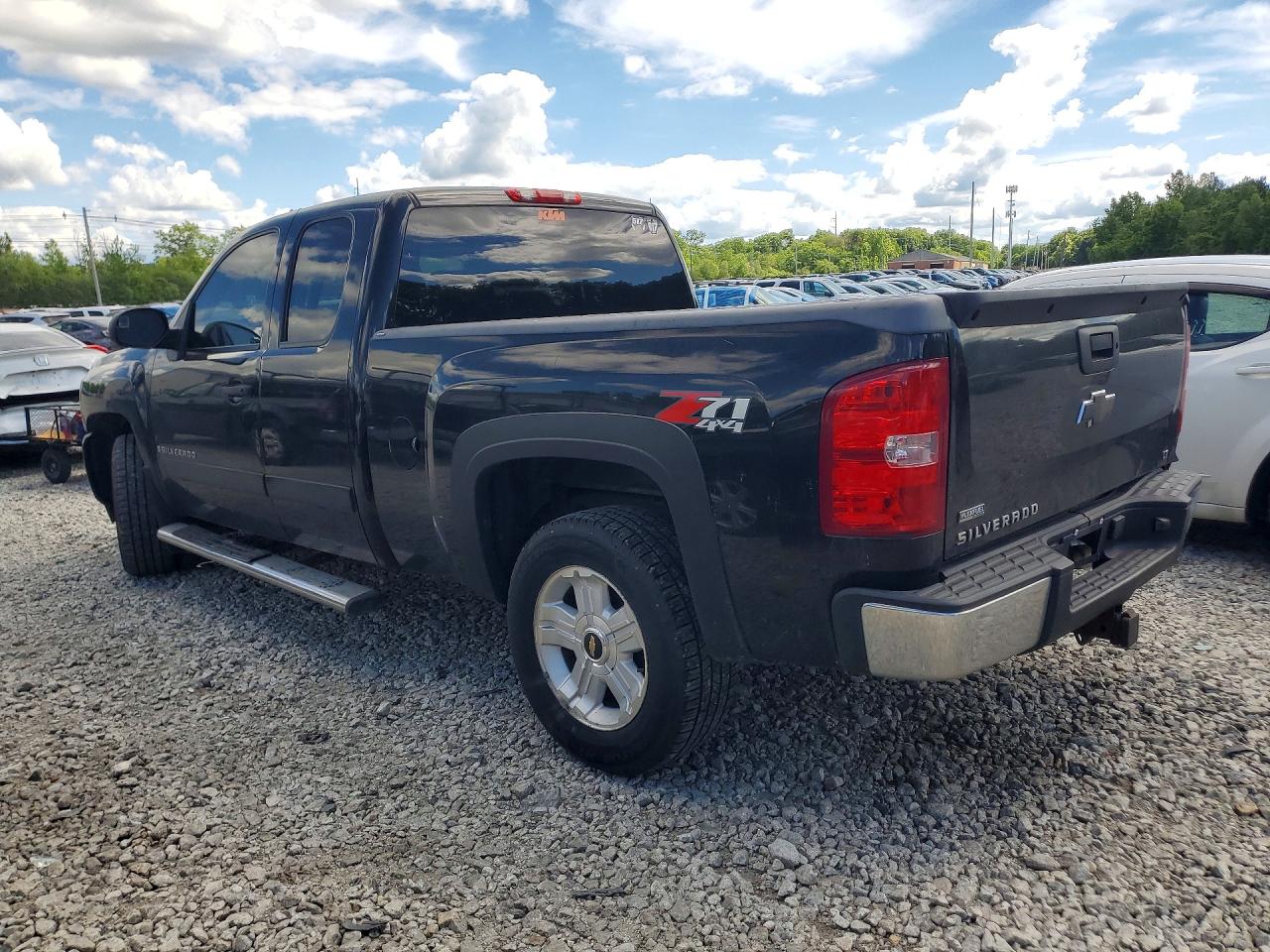 2008 Chevrolet Silverado K1500 Black vin: 2GCEK190081303854