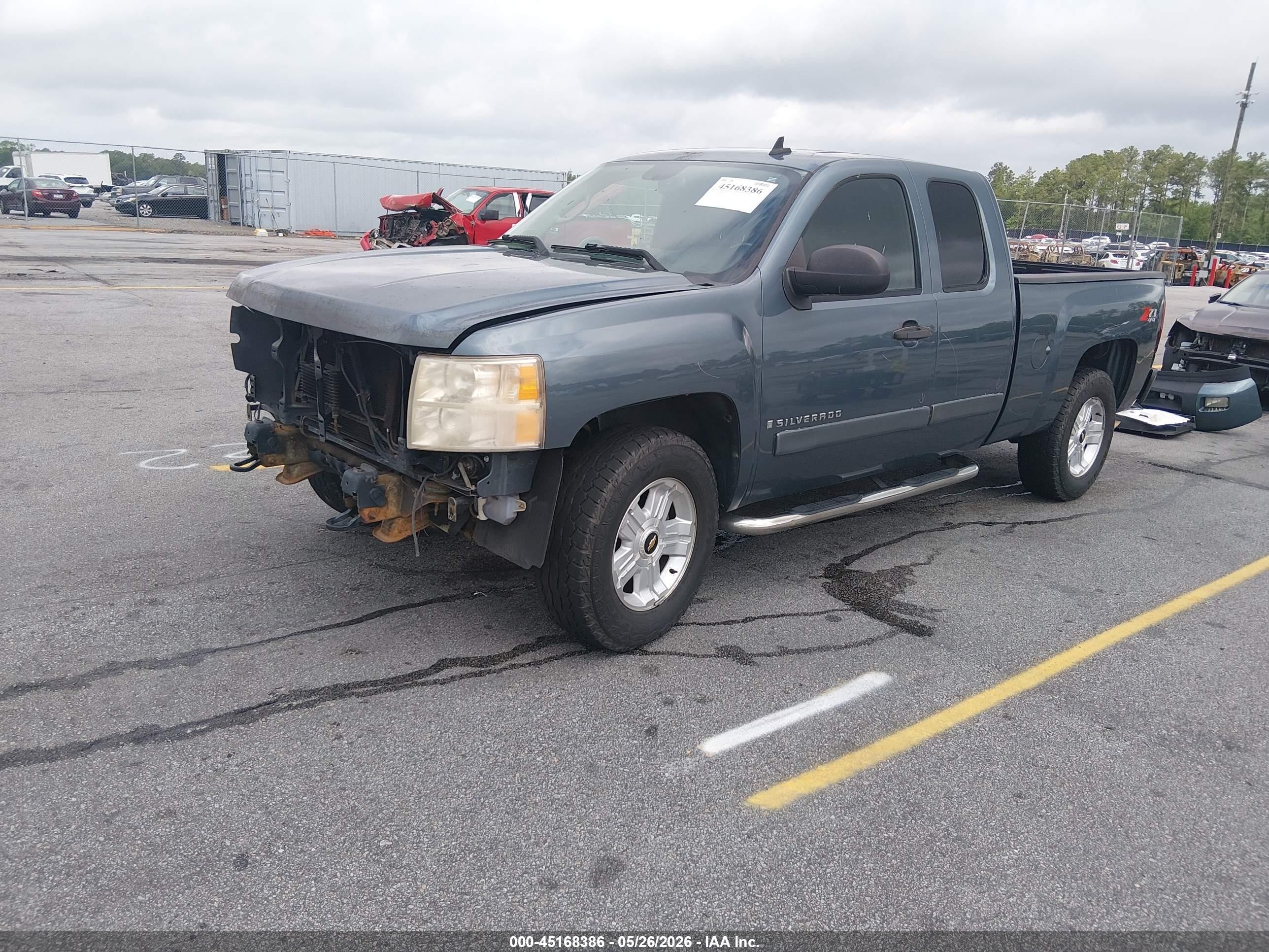 2008 Chevrolet Silverado 1500 Lt1 Синий vin: 2GCEK190181246547