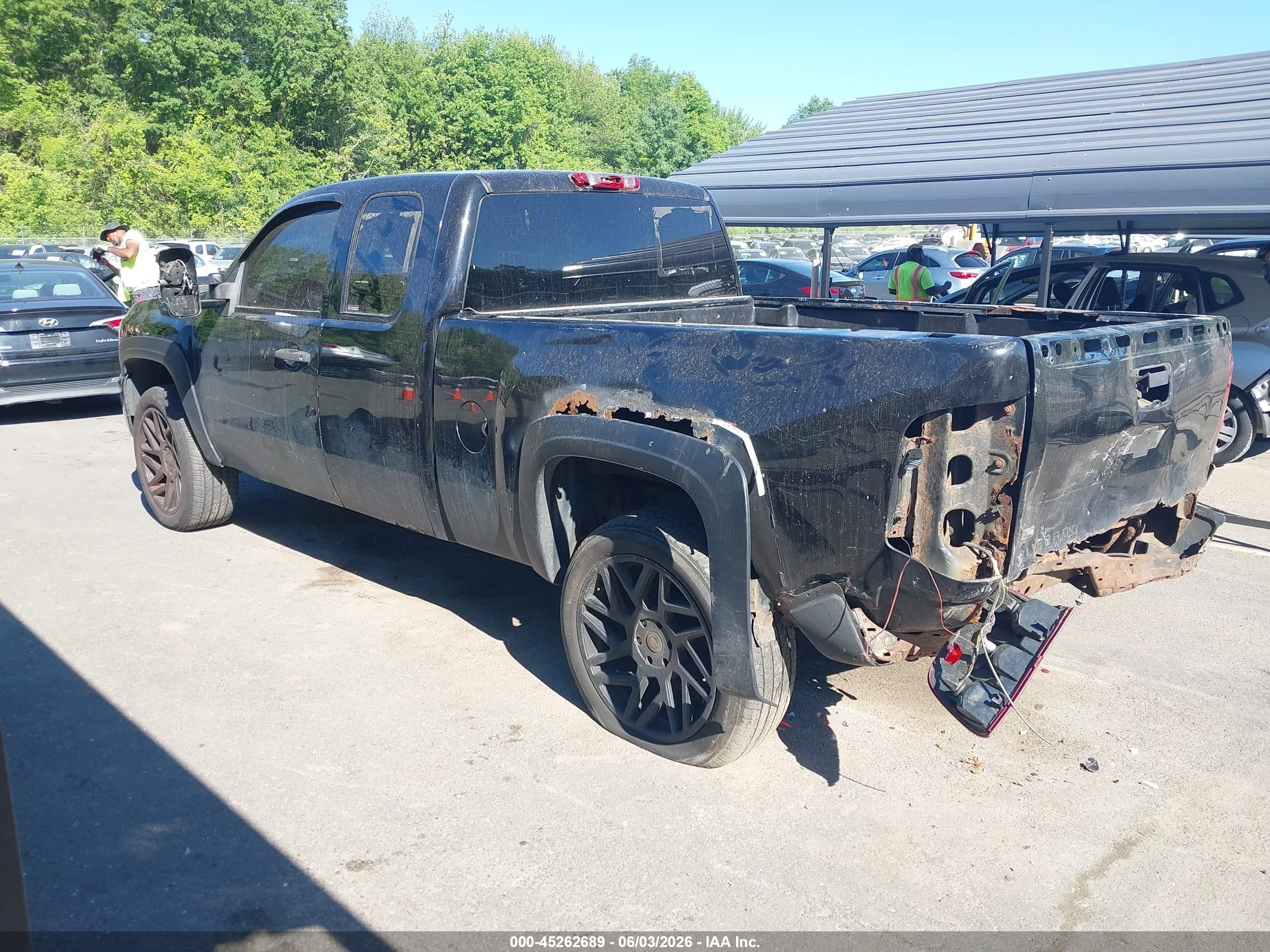 2007 Chevrolet Silverado 1500 Lt2 Black vin: 2GCEK190271651461
