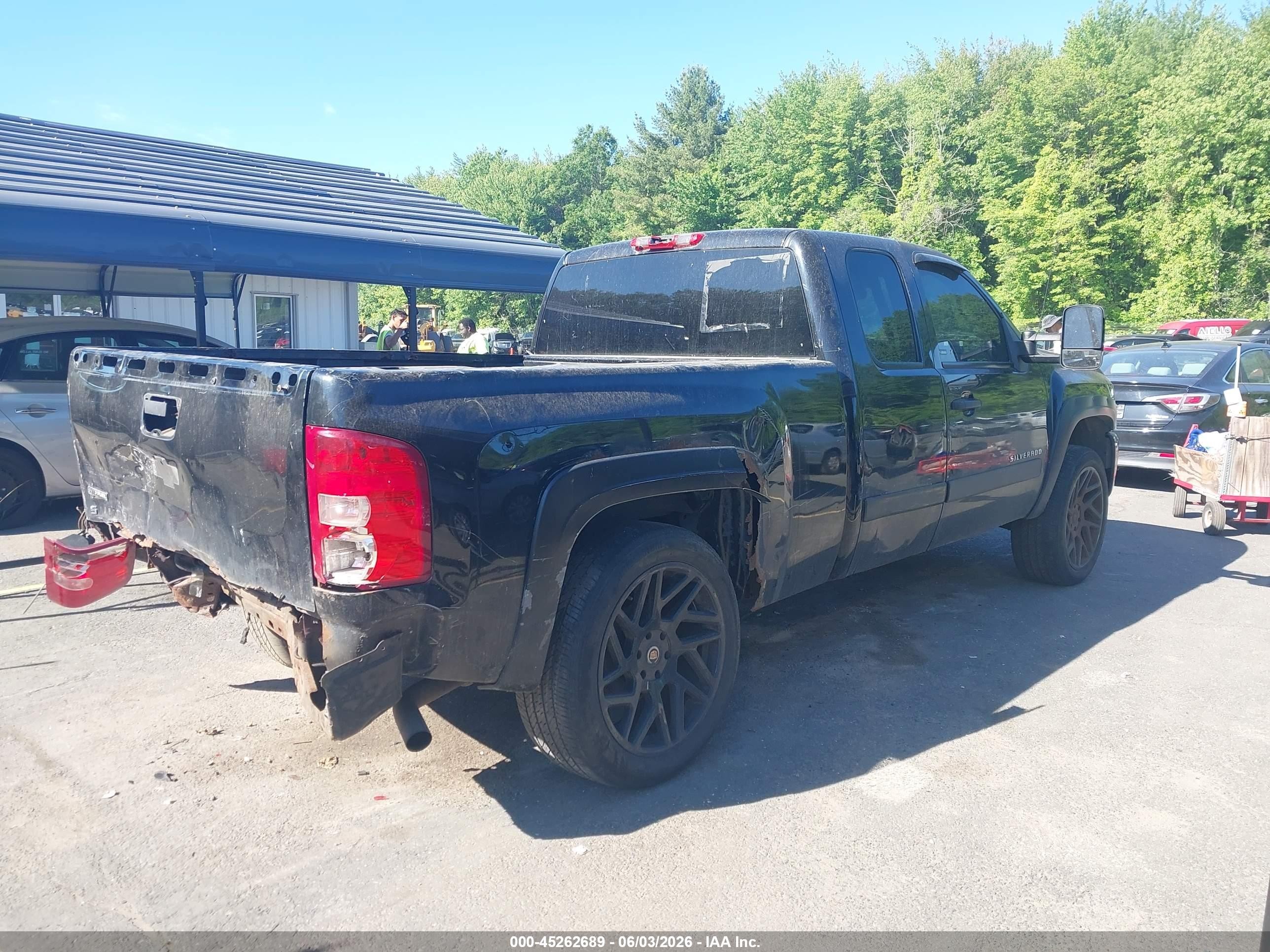 2007 Chevrolet Silverado 1500 Lt2 Black vin: 2GCEK190271651461