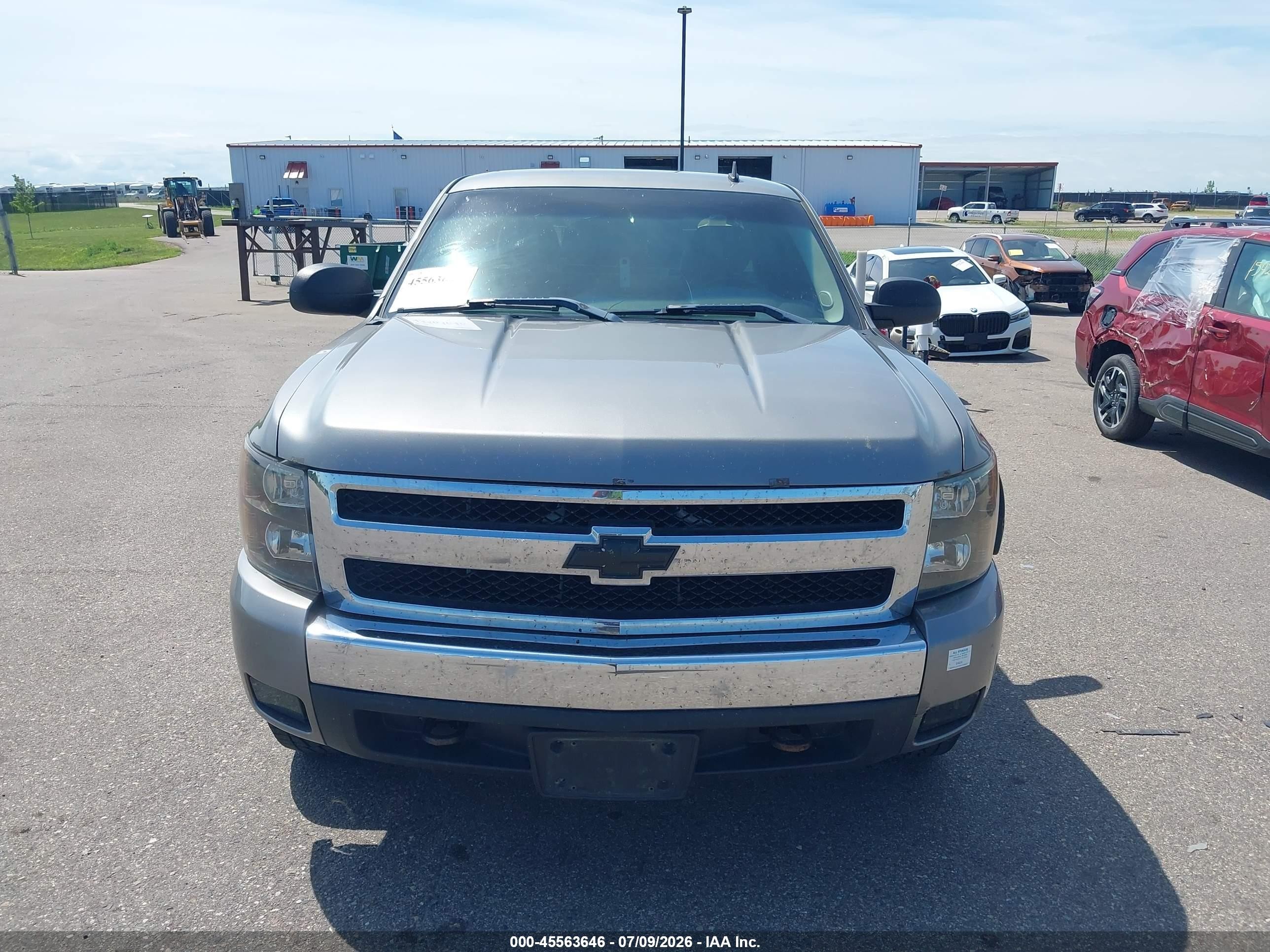2007 Chevrolet Silverado 1500 Lt1 Серый vin: 2GCEK190271699459