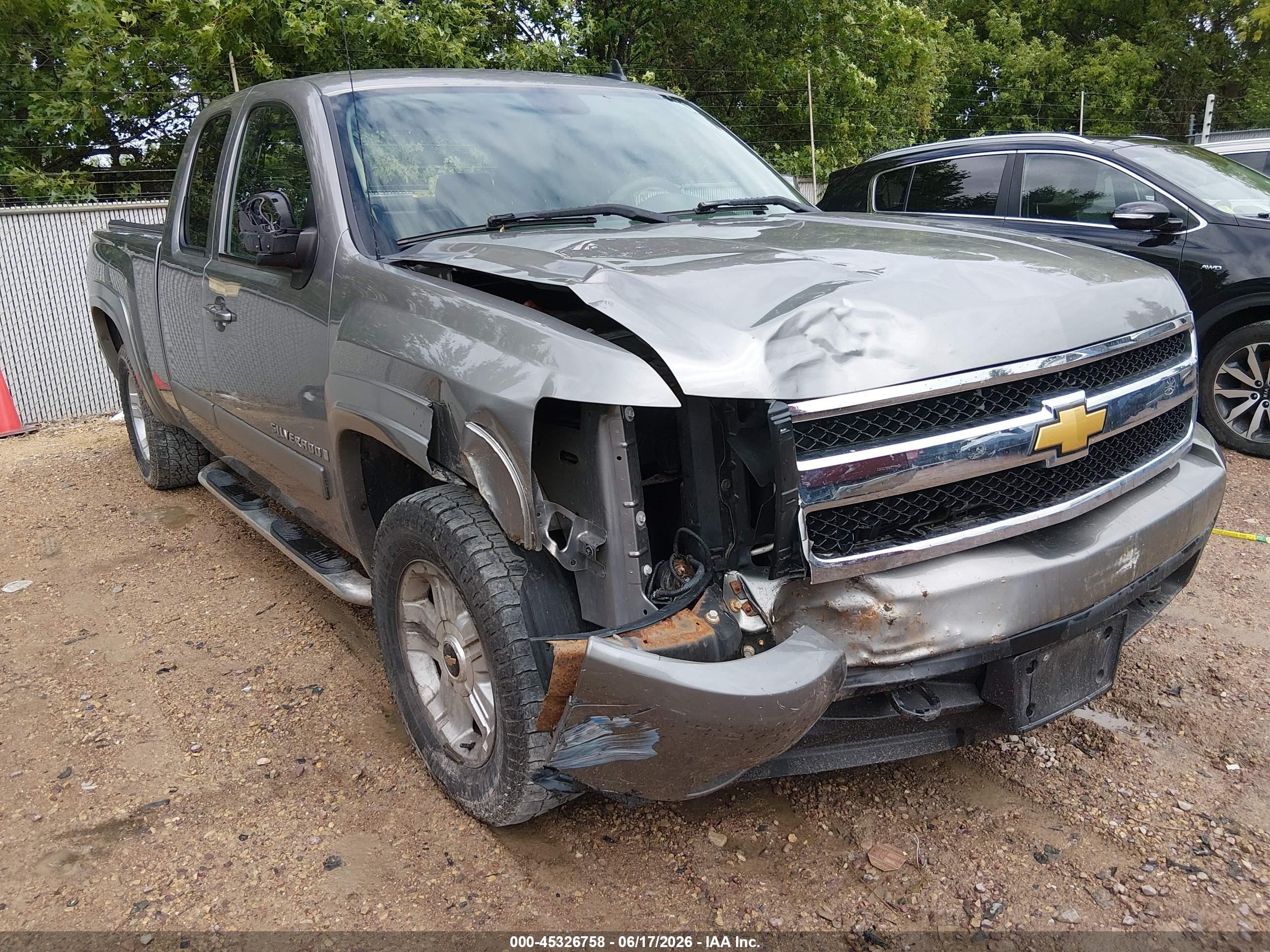 2008 Chevrolet Silverado 1500 Ltz Gray vin: 2GCEK190481258305