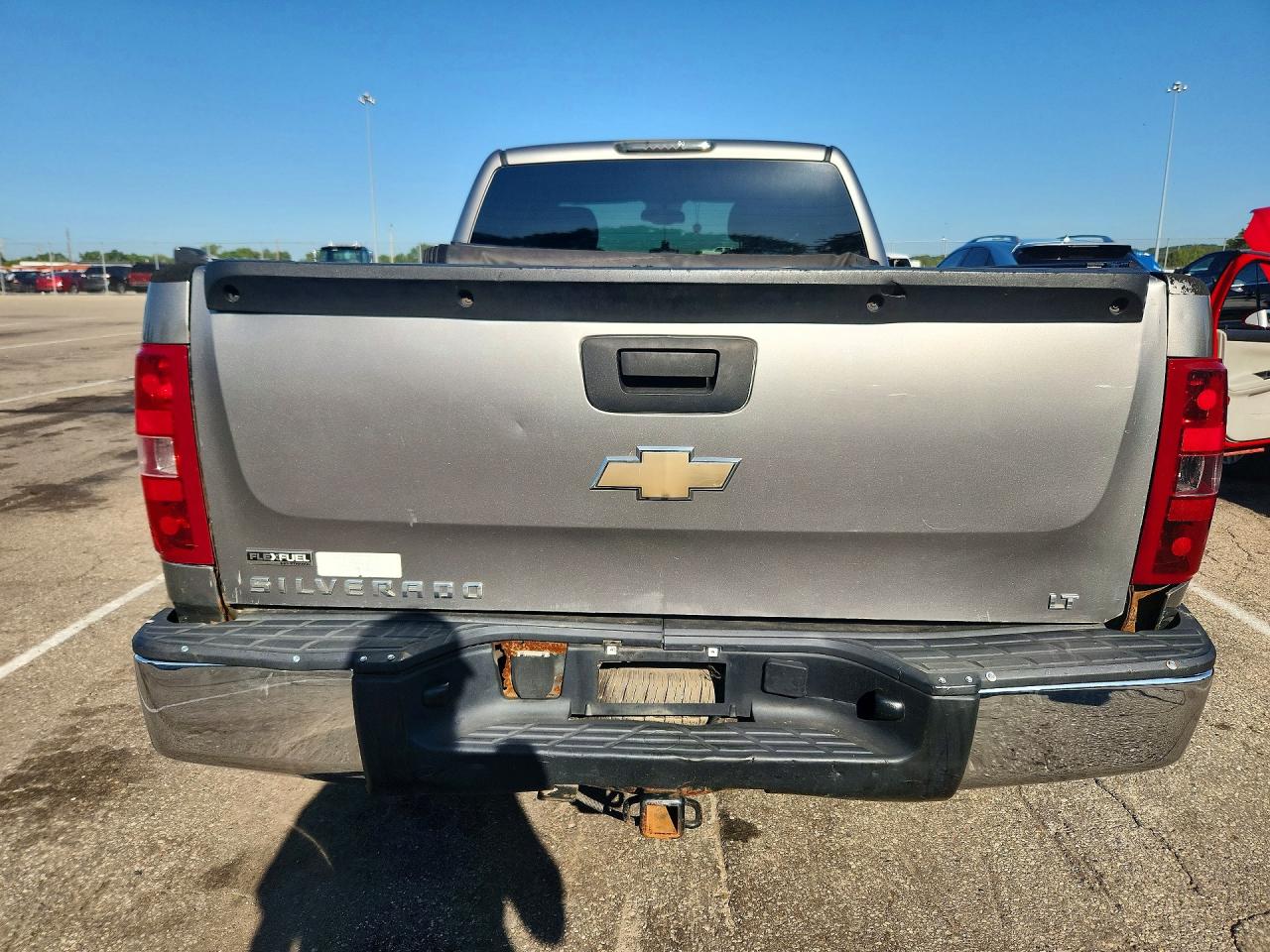 2008 Chevrolet Silverado K1500 Silver vin: 2GCEK190581102970