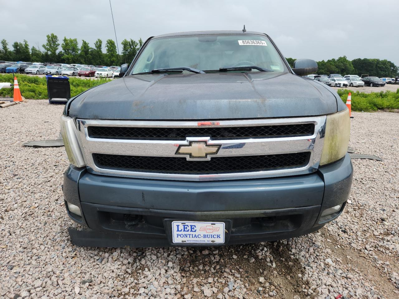 2008 Chevrolet Silverado K1500 Blue vin: 2GCEK190681101357