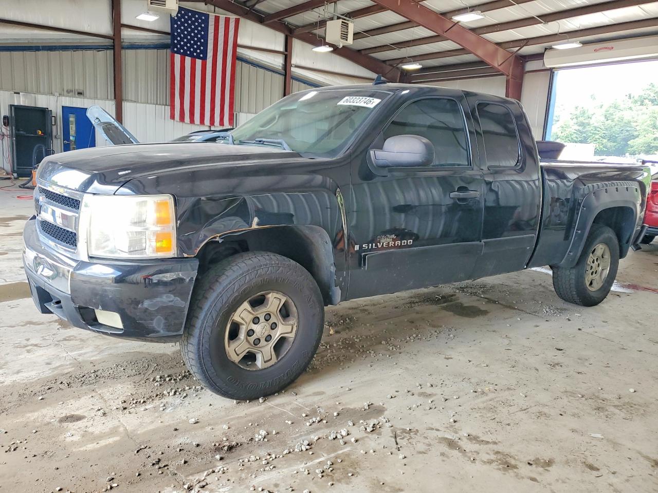2008 Chevrolet Silverado K1500 Black vin: 2GCEK190681104162