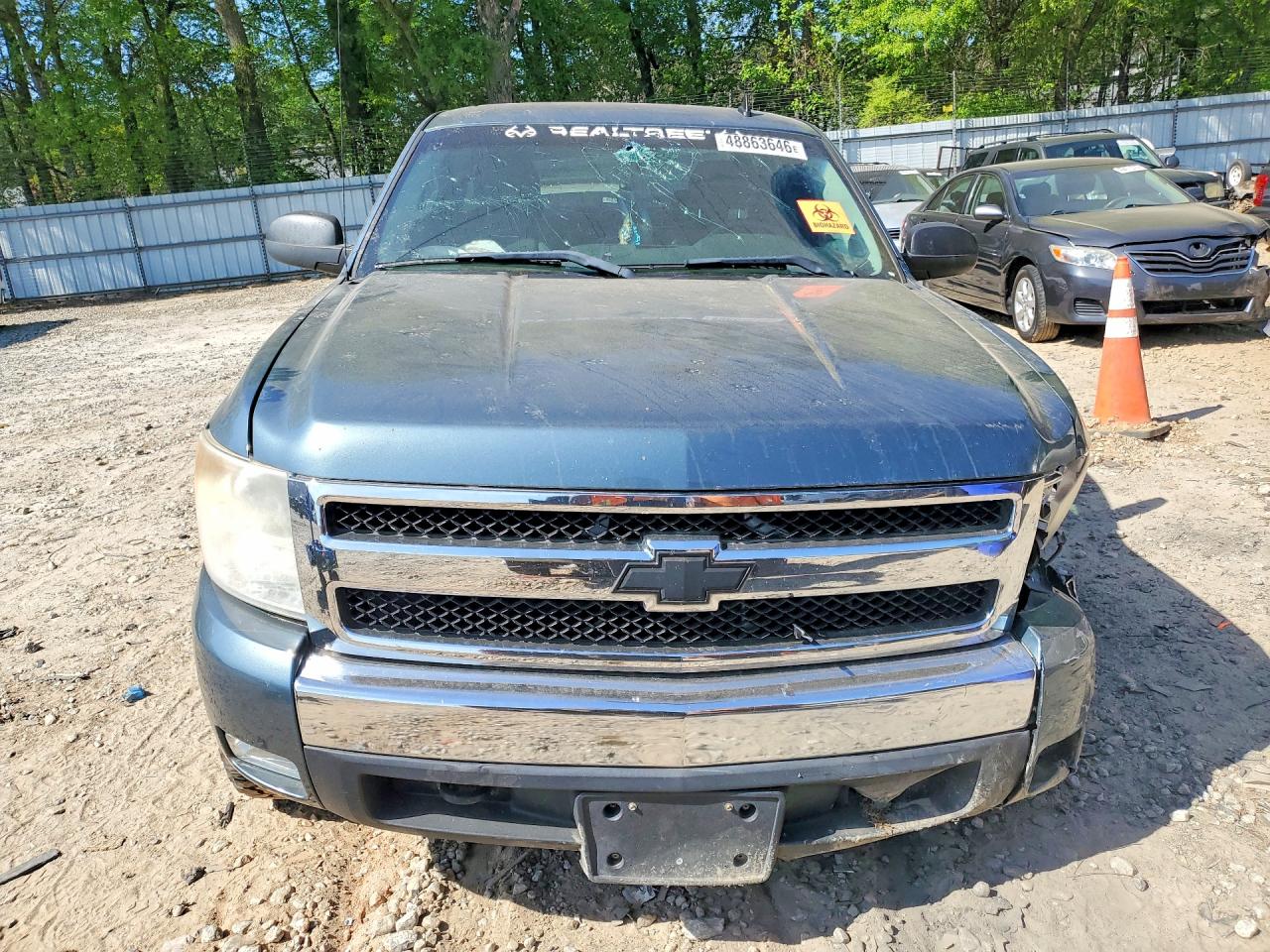 2008 Chevrolet Silverado K1500 Charcoal vin: 2GCEK190681224852