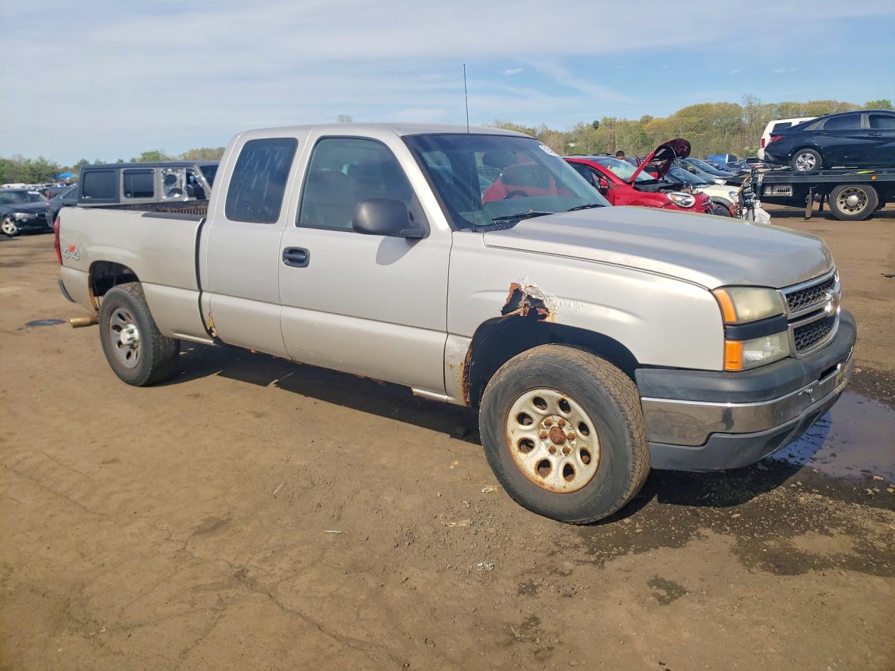 2007 Chevrolet Silverado K1500 Classic Silver vin: 2GCEK19B171121161