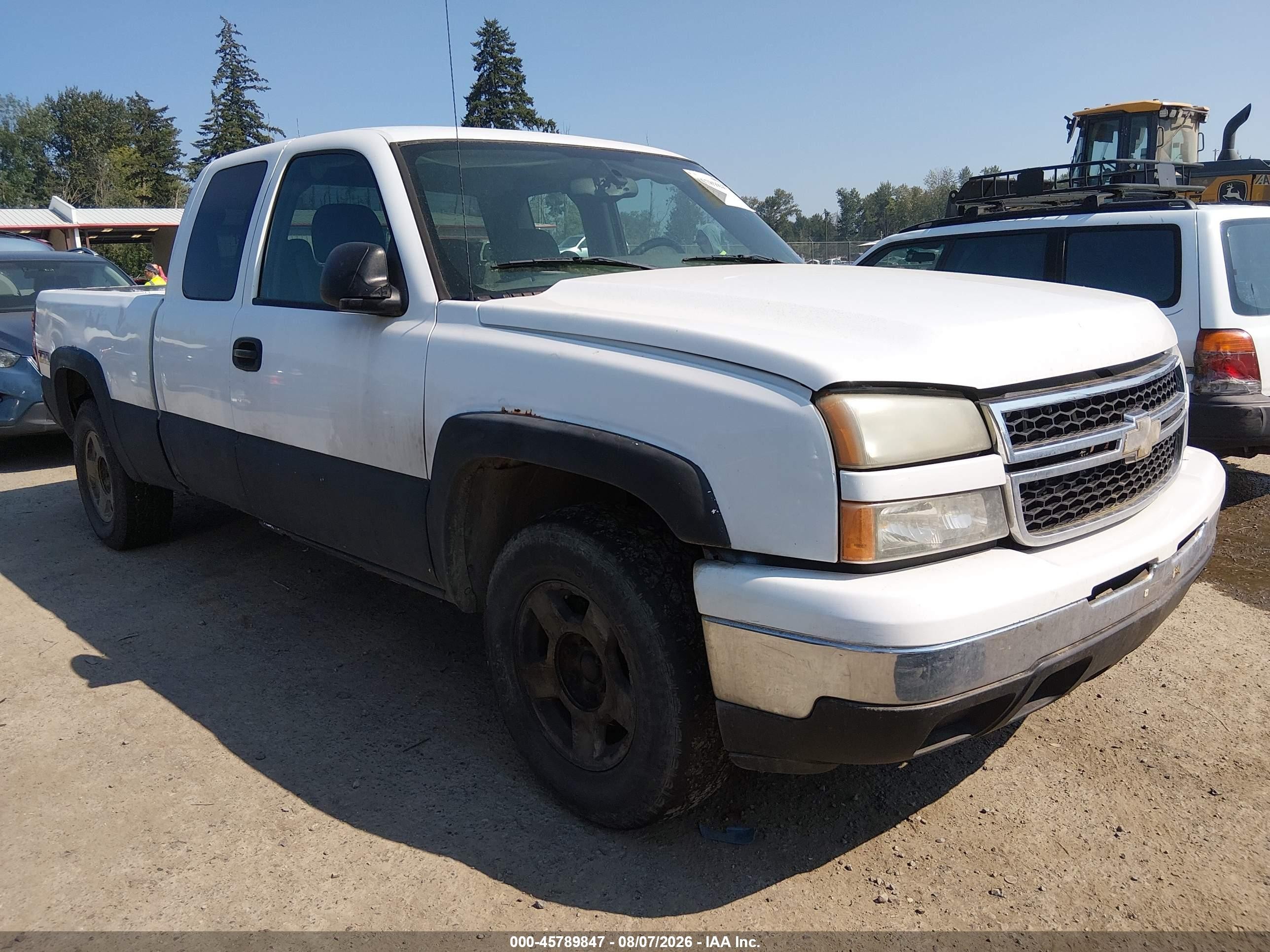 2006 Chevrolet Silverado 1500 Lt1 Белый vin: 2GCEK19B261109924