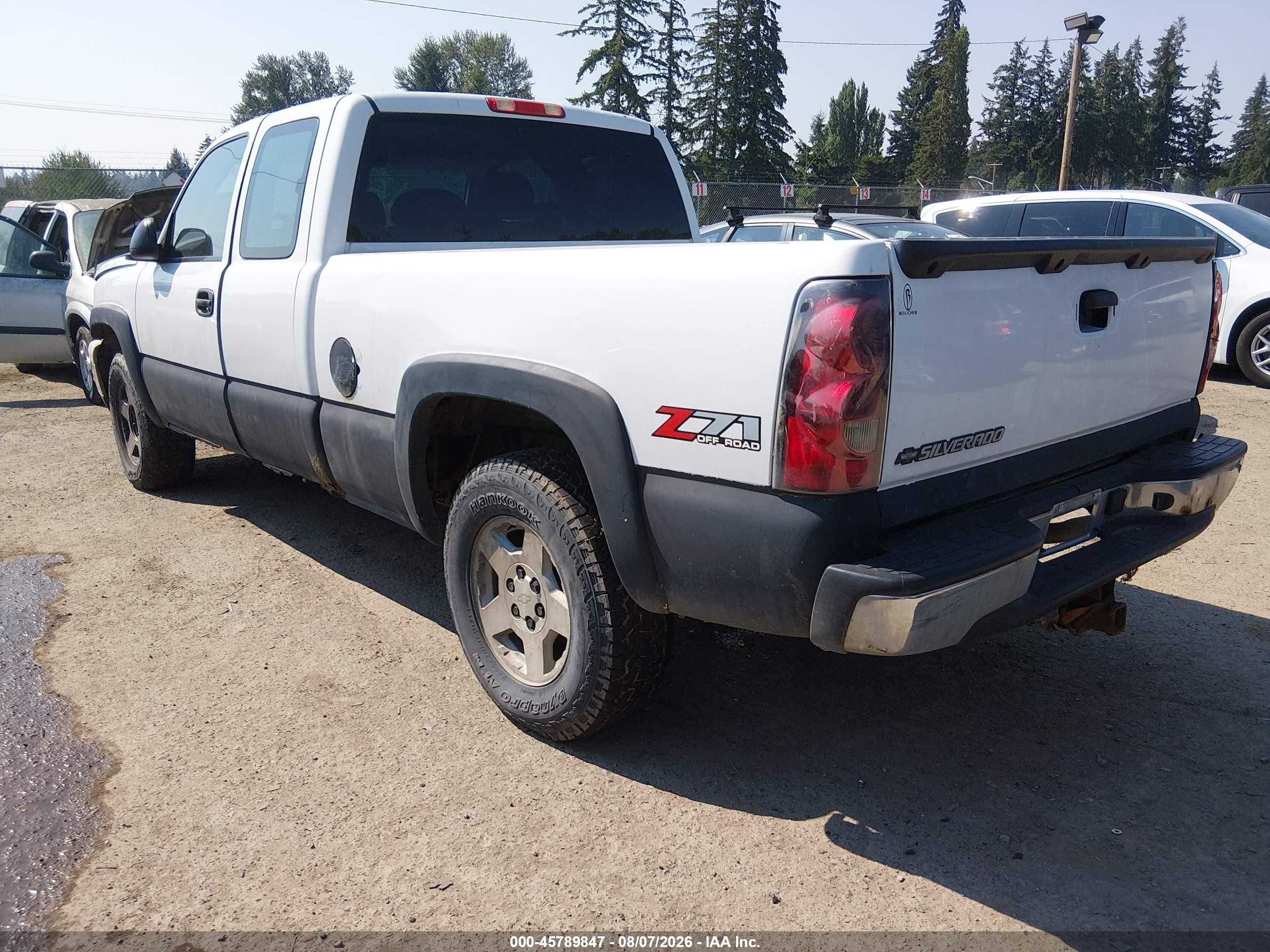 2006 Chevrolet Silverado 1500 Lt1 White vin: 2GCEK19B261109924