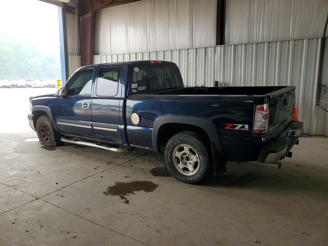 2005 Chevrolet Silverado K1500 Blue vin: 2GCEK19B451312201