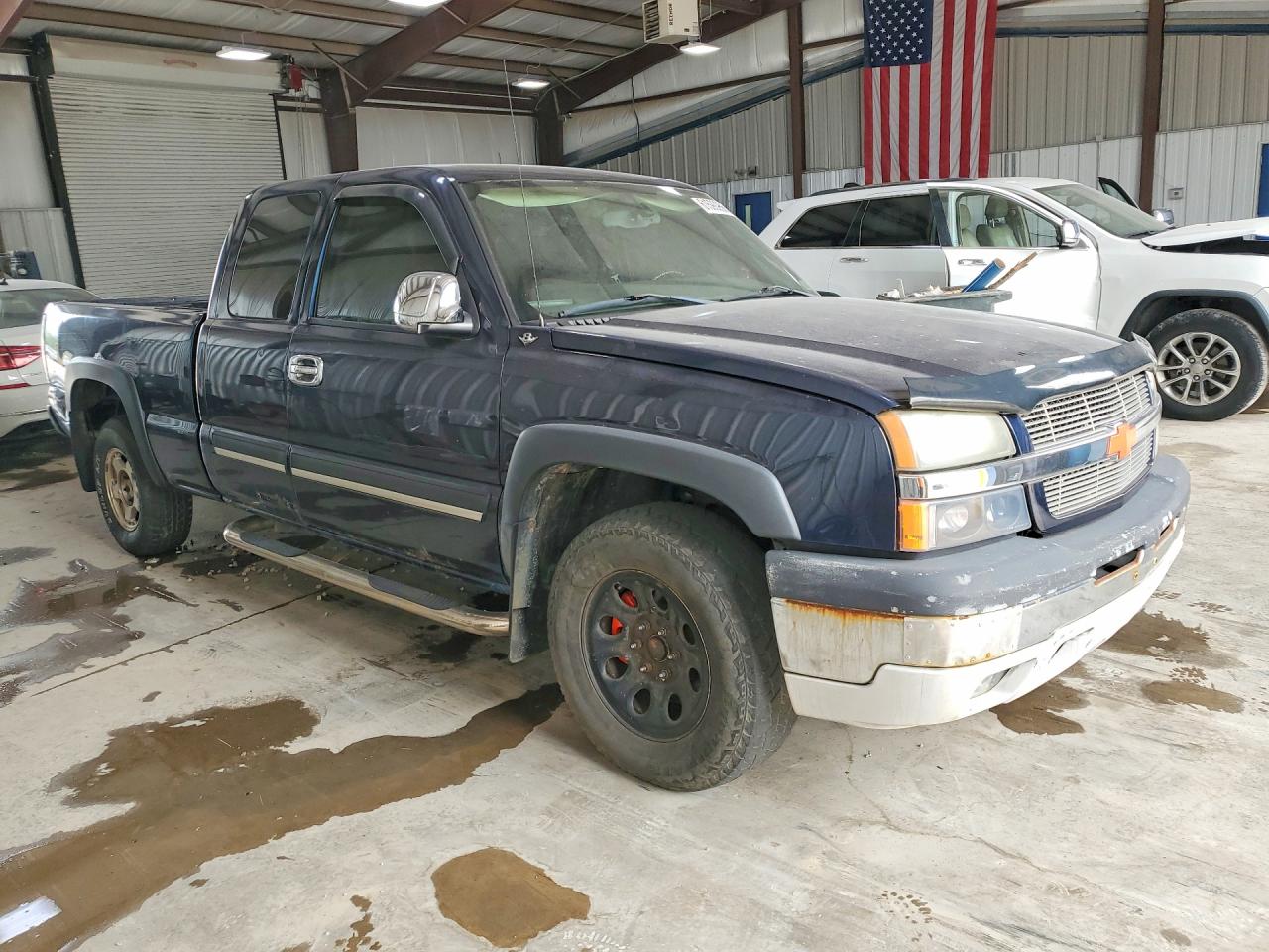 2005 Chevrolet Silverado K1500 Blue vin: 2GCEK19B451312201