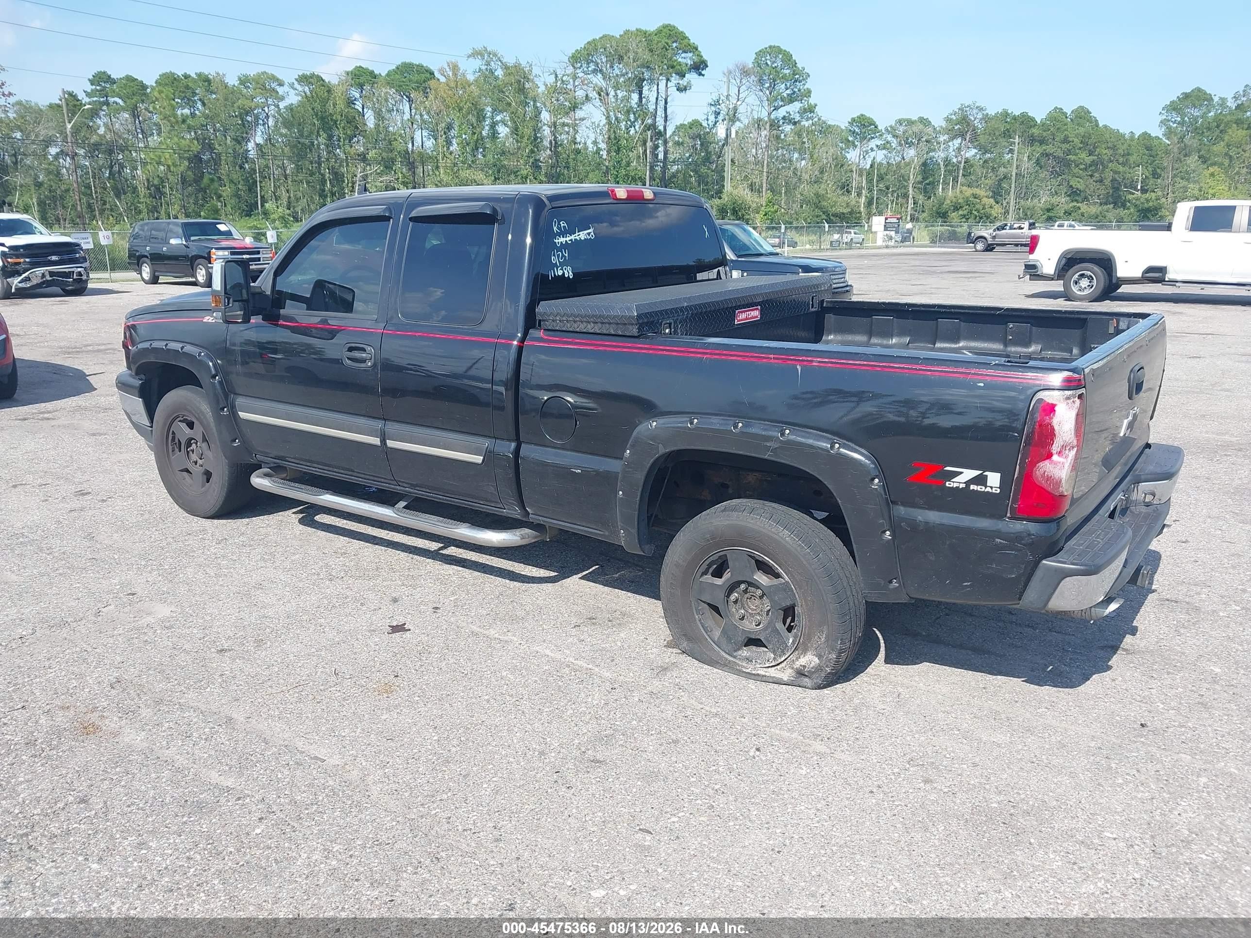 2006 Chevrolet Silverado 1500 Lt2 Black vin: 2GCEK19B461111688