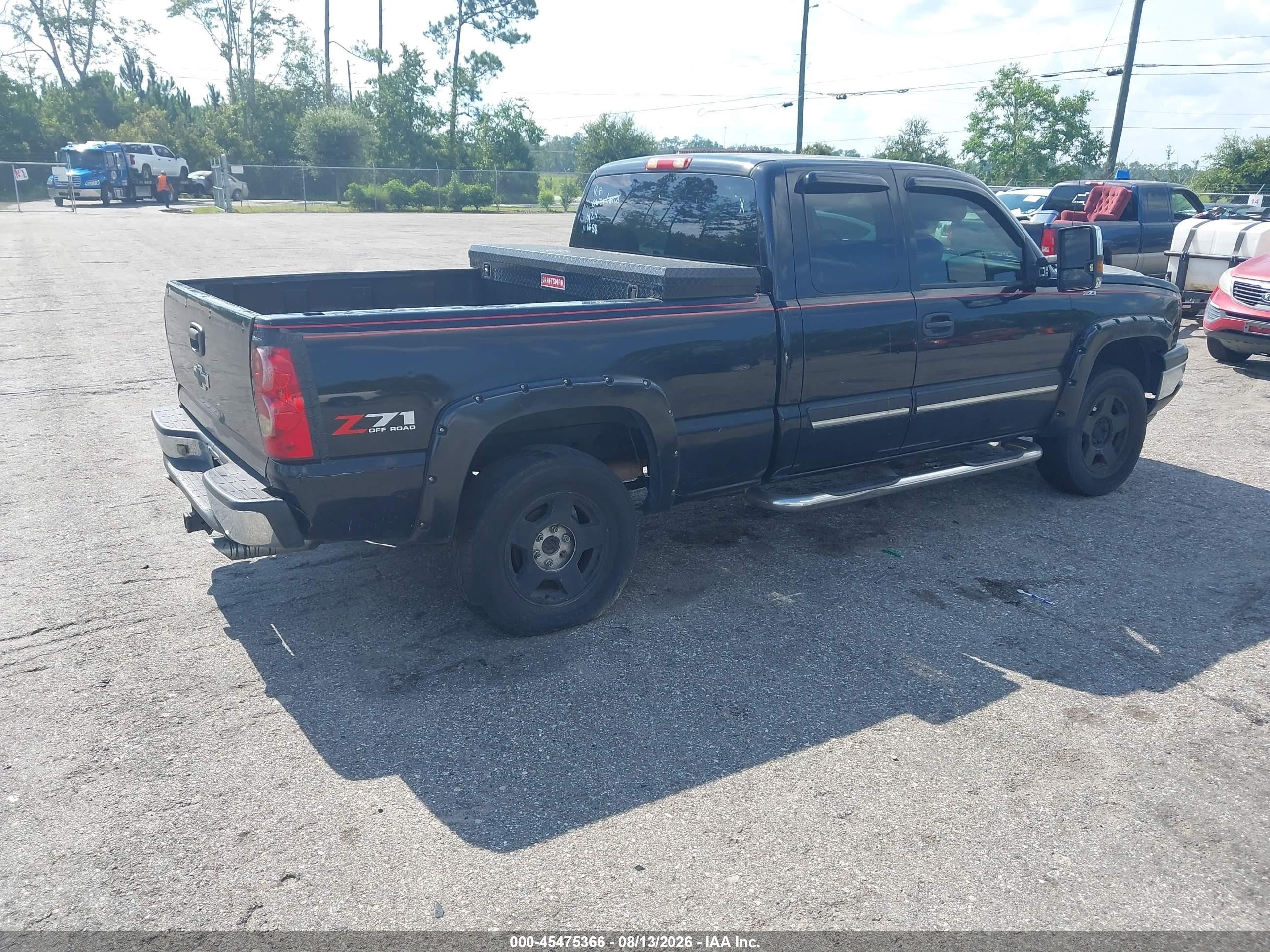 2006 Chevrolet Silverado 1500 Lt2 Black vin: 2GCEK19B461111688