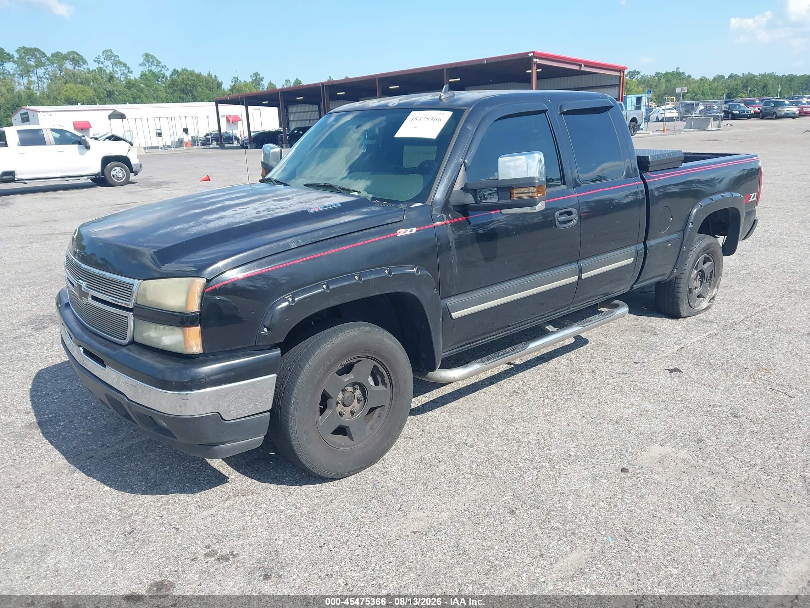 2006 Chevrolet Silverado 1500 Lt2 Black vin: 2GCEK19B461111688